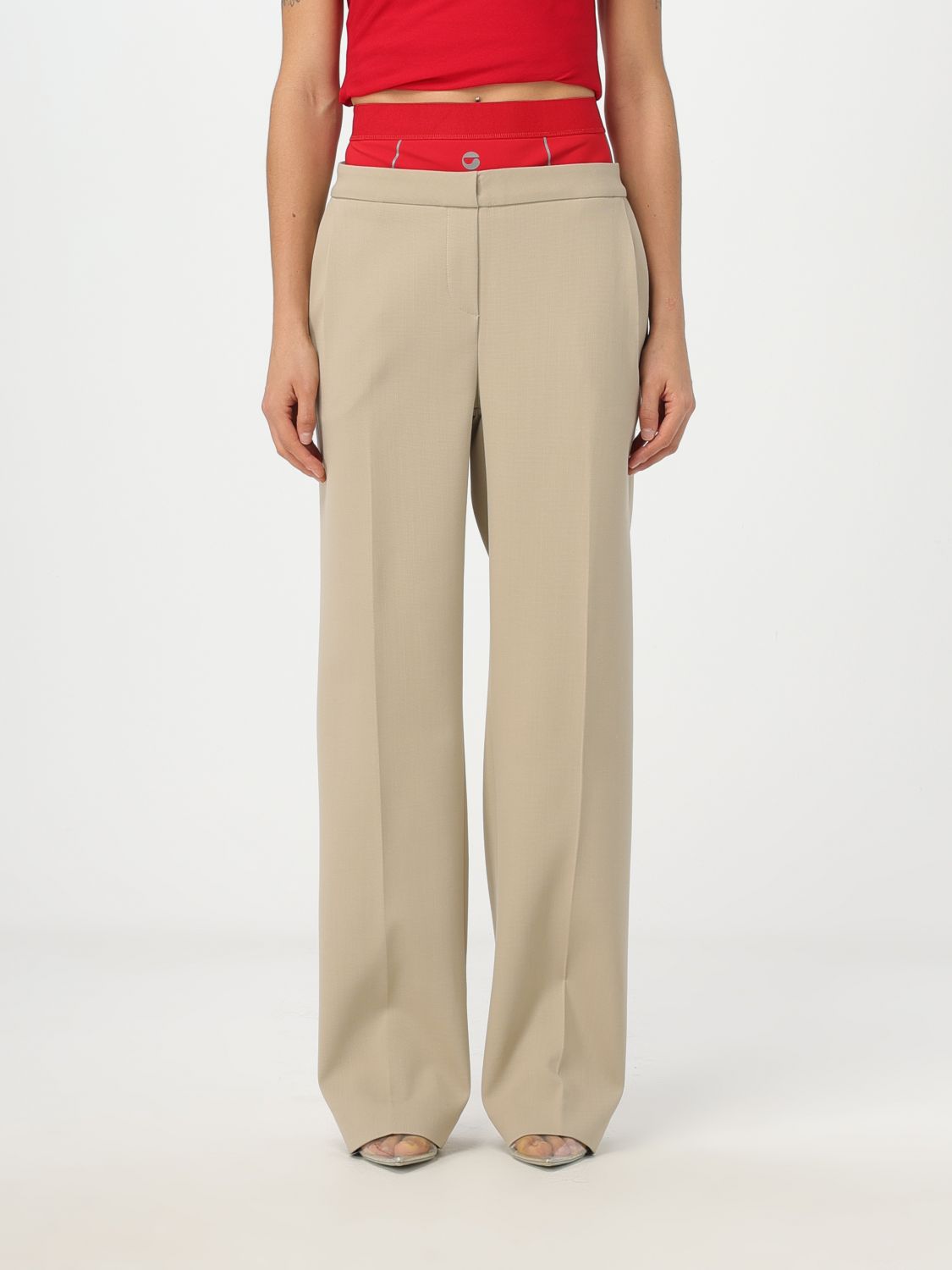 Coperni Trousers COPERNI Woman colour Beige