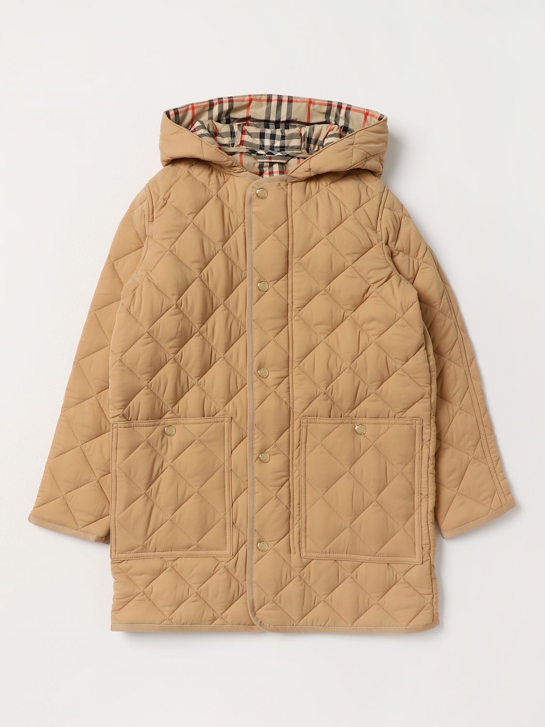 Burberry Kids Coat BURBERRY KIDS Kids colour Beige