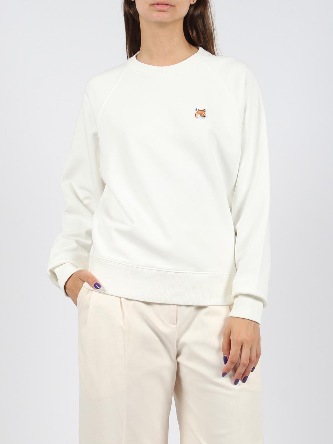 Maison Kitsuné Sweatshirt MAISON KITSUNÉ Woman color White