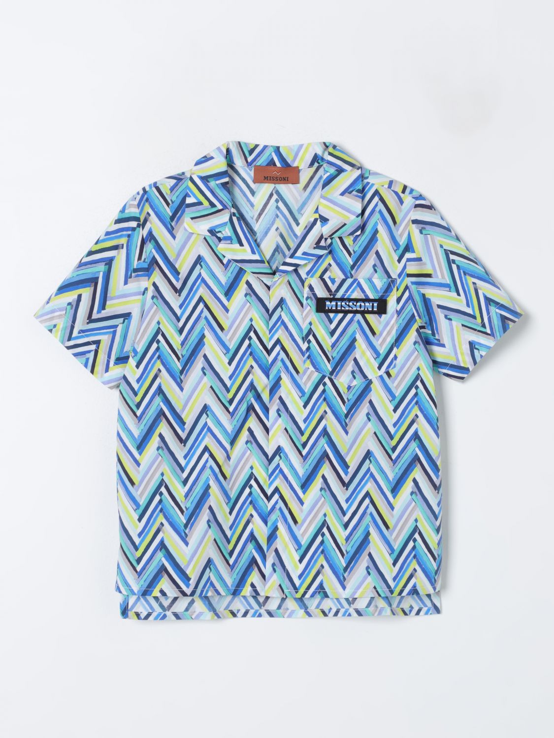 Missoni Kids Shirt MISSONI KIDS Kids colour Gnawed Blue