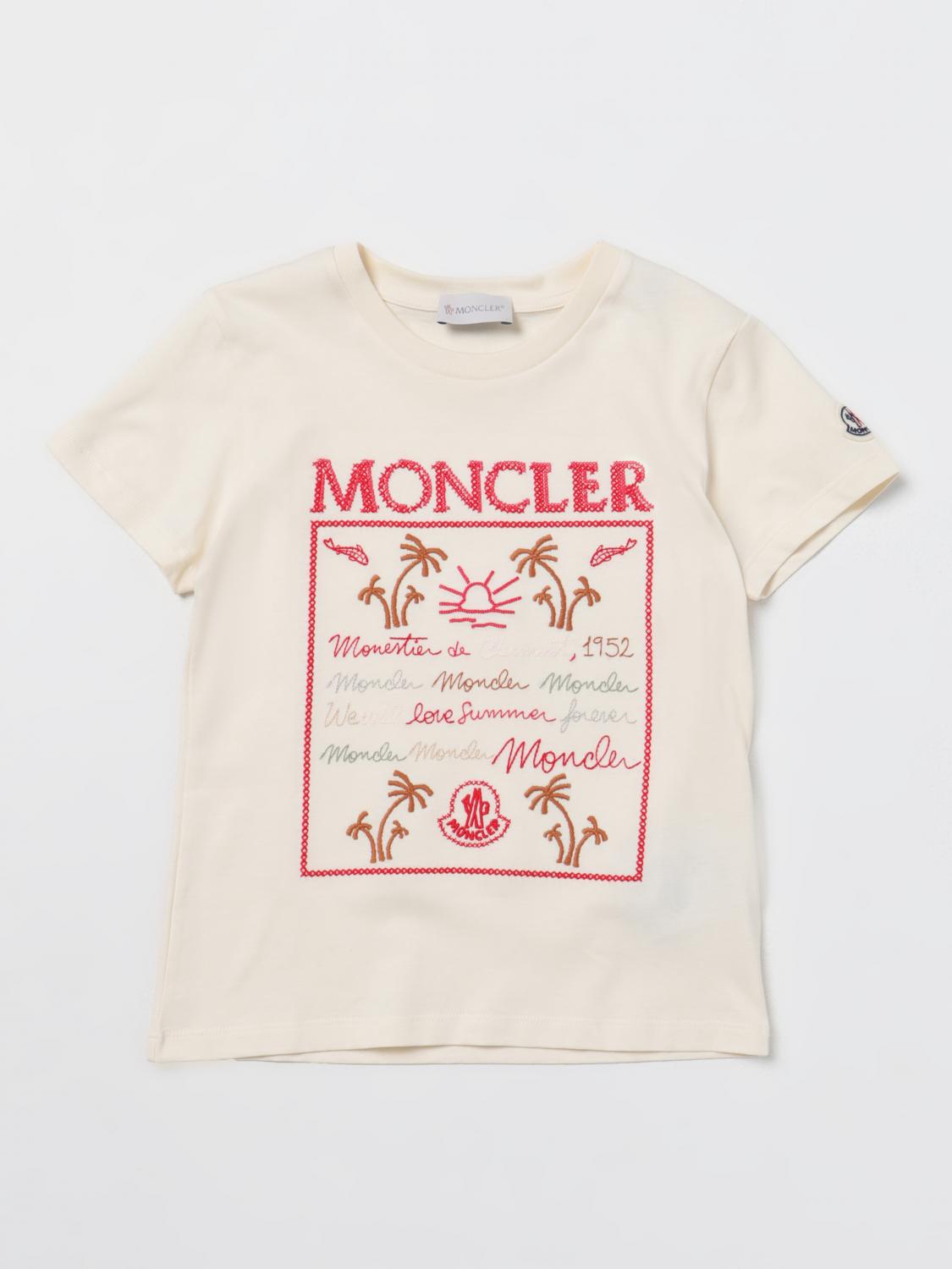 Moncler T-Shirt MONCLER Kids colour Cream