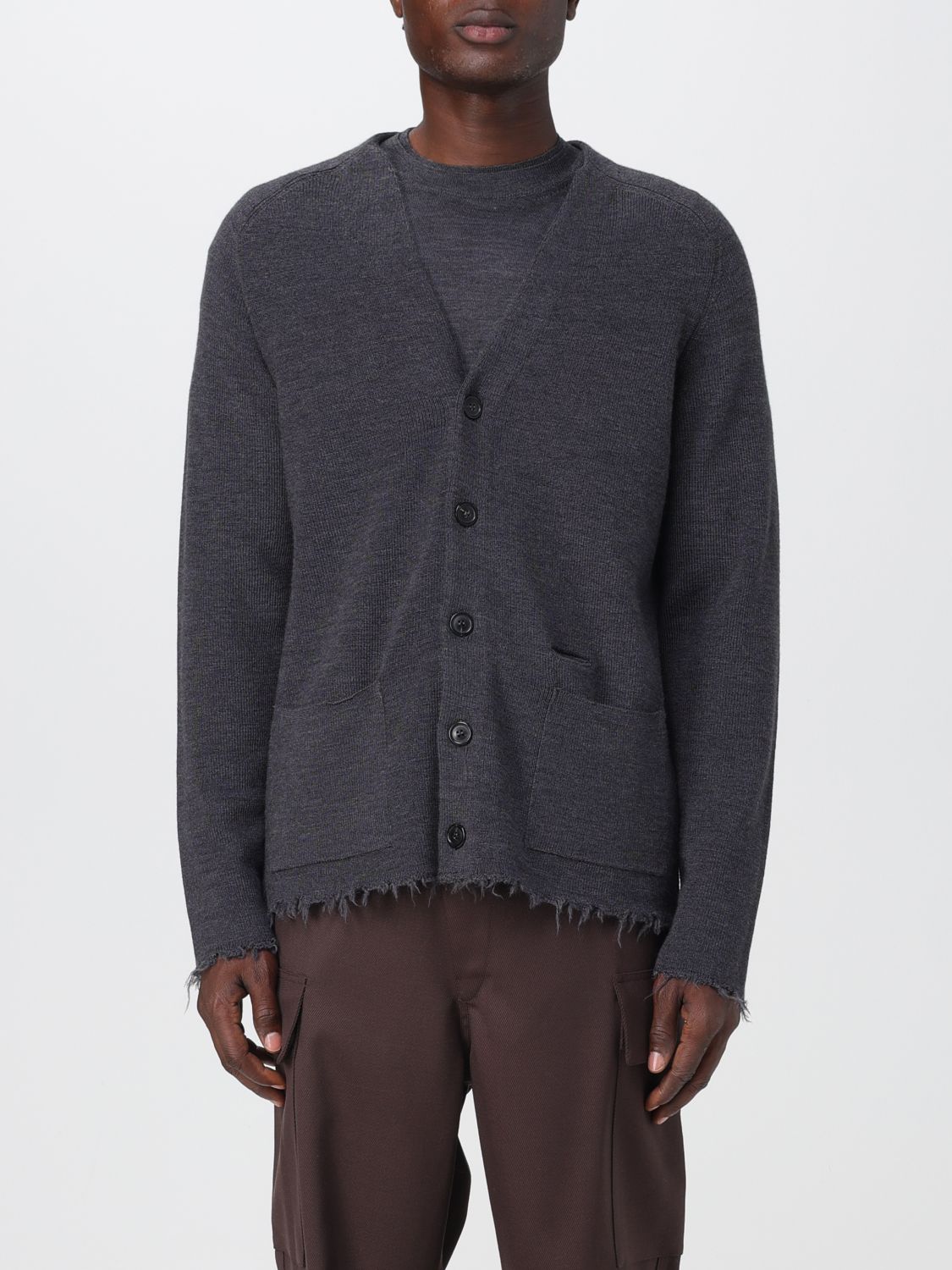 Grifoni Cardigan GRIFONI Men colour Grey