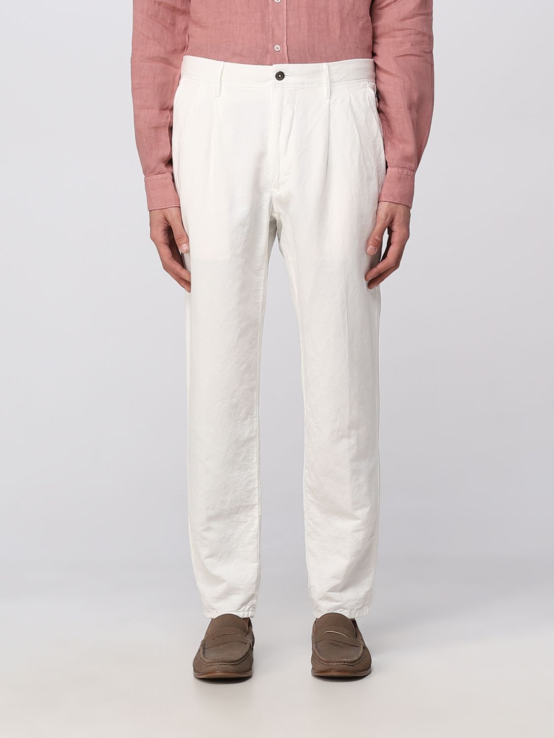 Incotex Trousers INCOTEX Men colour White