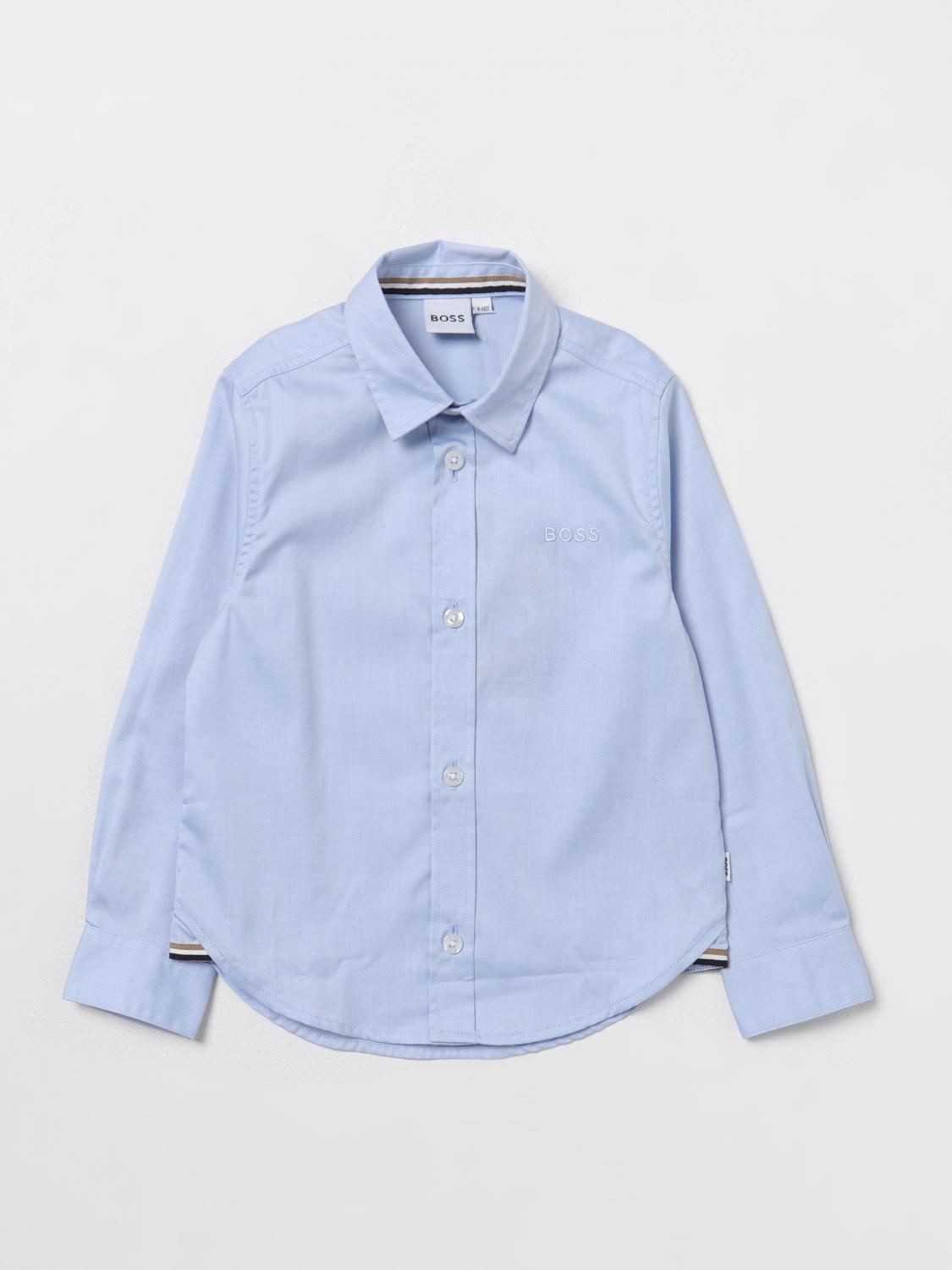 Boss Kidswear Shirt BOSS KIDSWEAR Kids colour Sky Blue