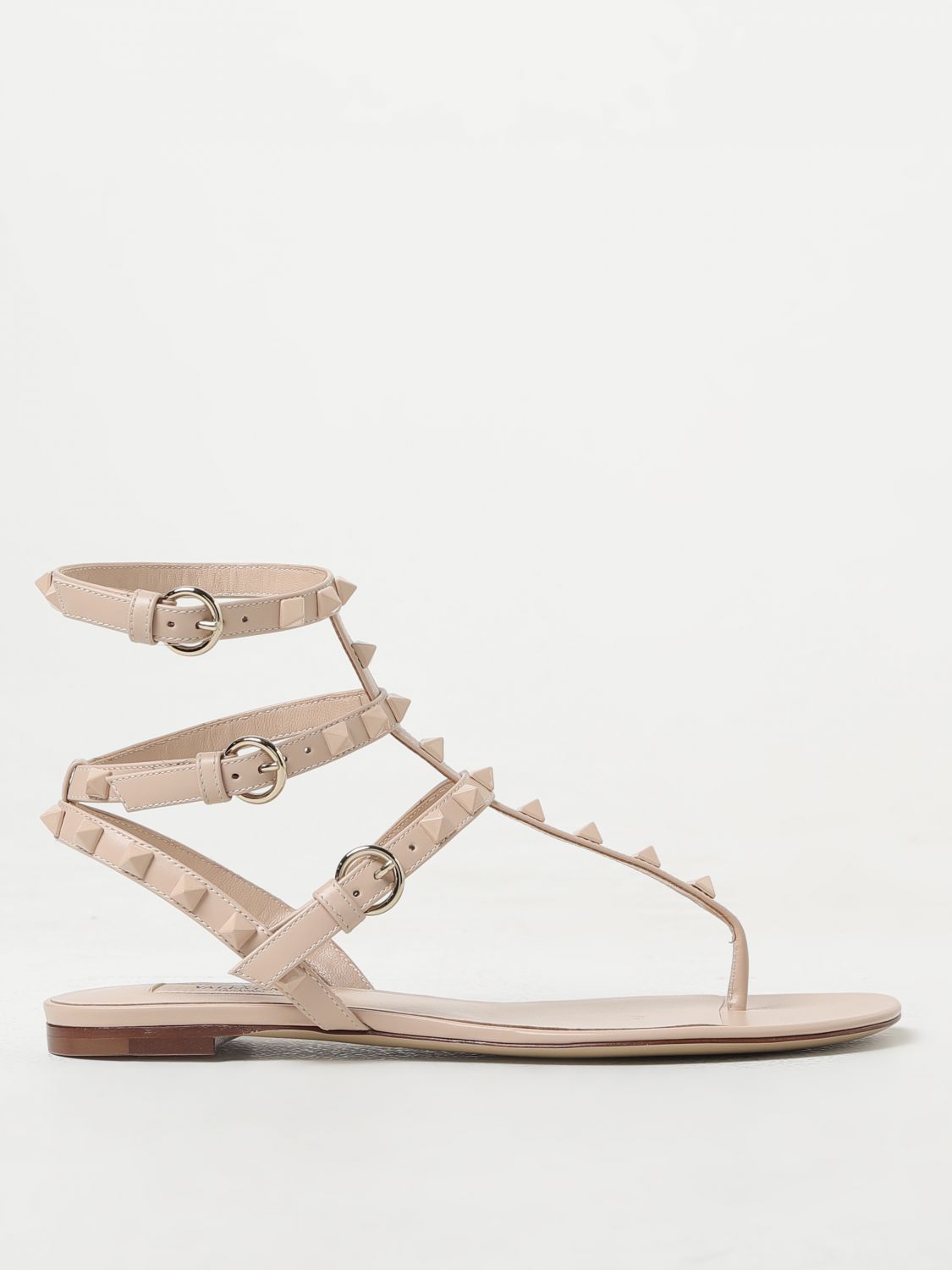 VALENTINO GARAVANI Flat Sandals VALENTINO GARAVANI Woman colour Blush Pink