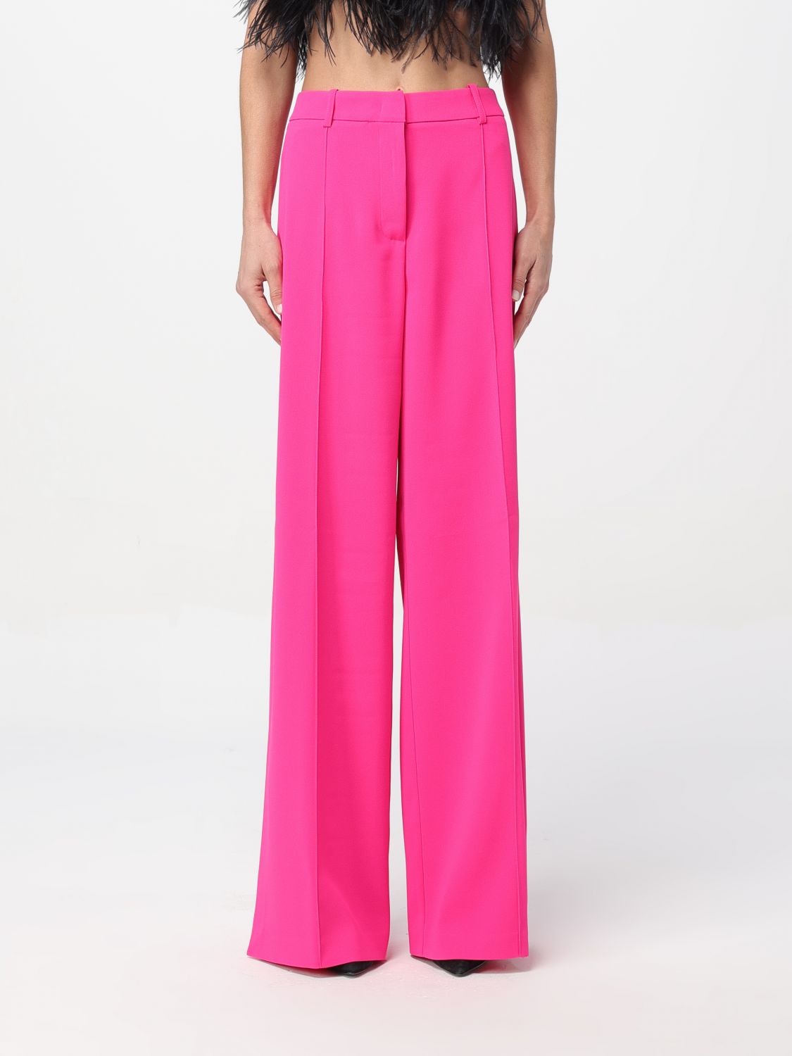 Pinko Trousers PINKO Woman colour Fuchsia