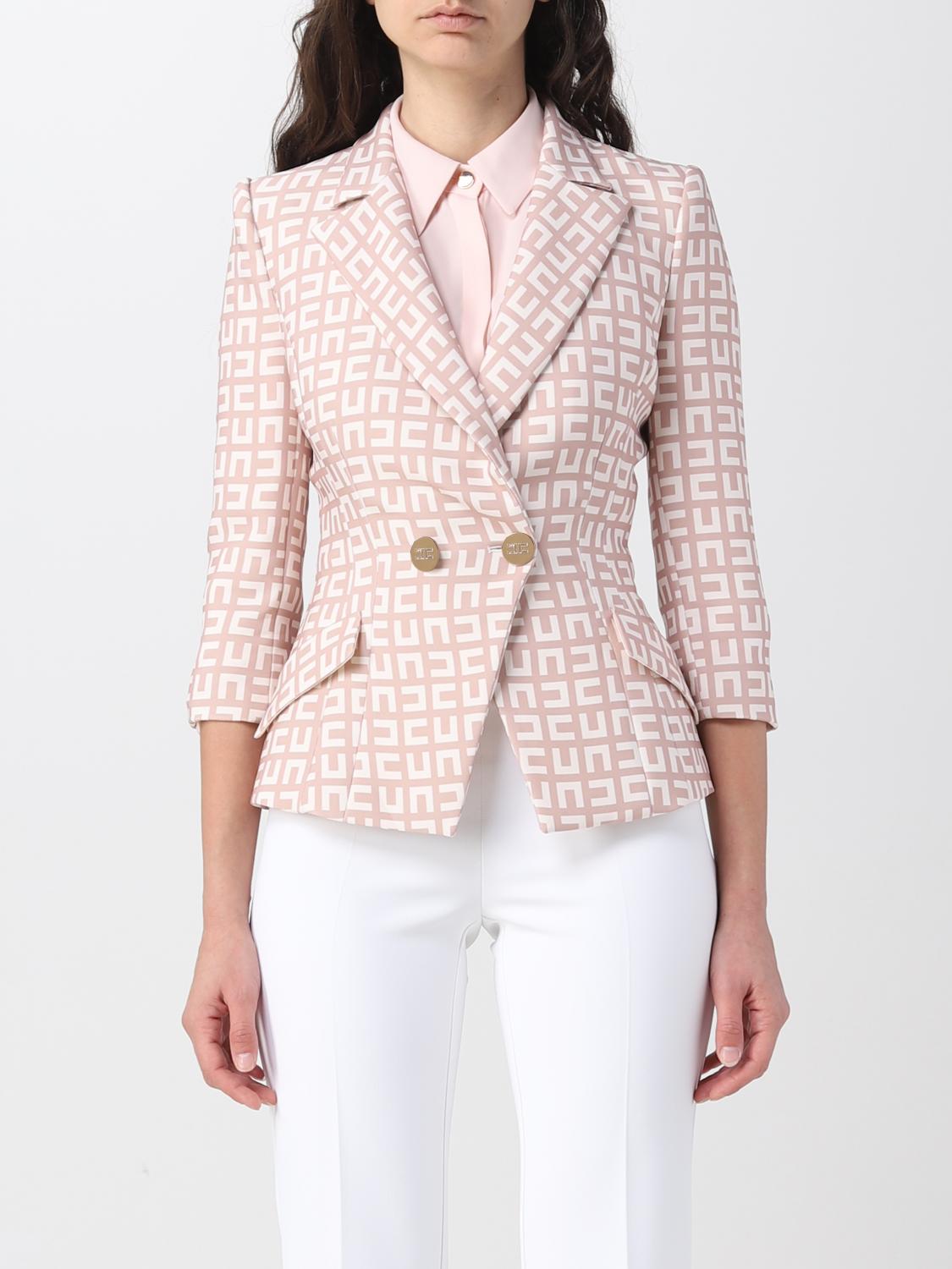 Elisabetta Franchi Blazer ELISABETTA FRANCHI Woman colour Blush Pink