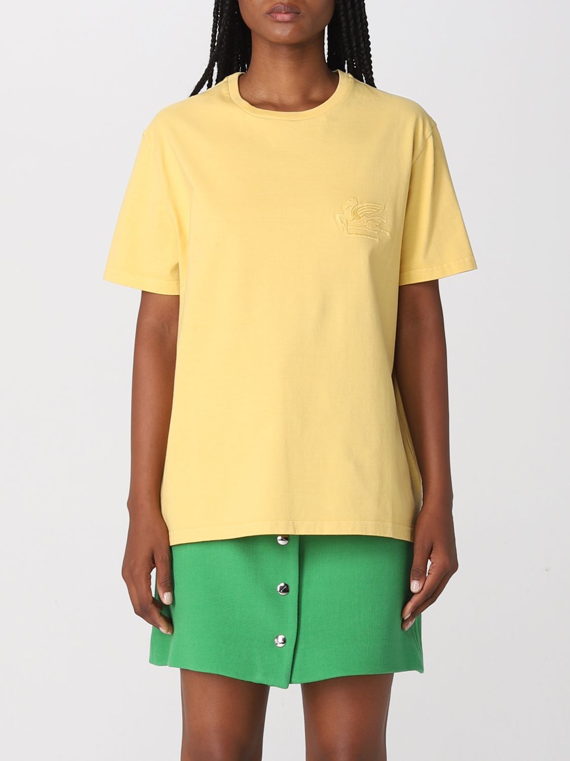 Etro T-Shirt ETRO Woman colour Yellow