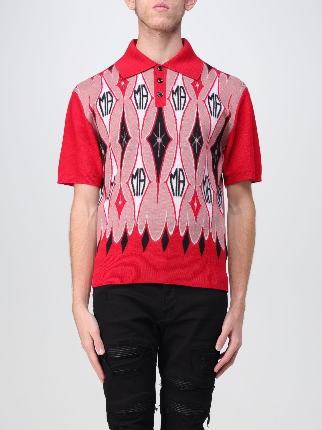 Amiri Polo Shirt AMIRI Men colour Red