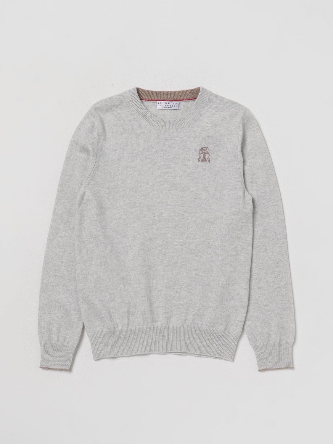 Brunello Cucinelli Jumper BRUNELLO CUCINELLI Kids colour Grey