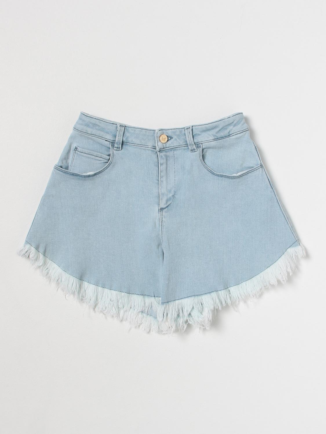 Miss Blumarine Short MISS BLUMARINE Kids colour Denim