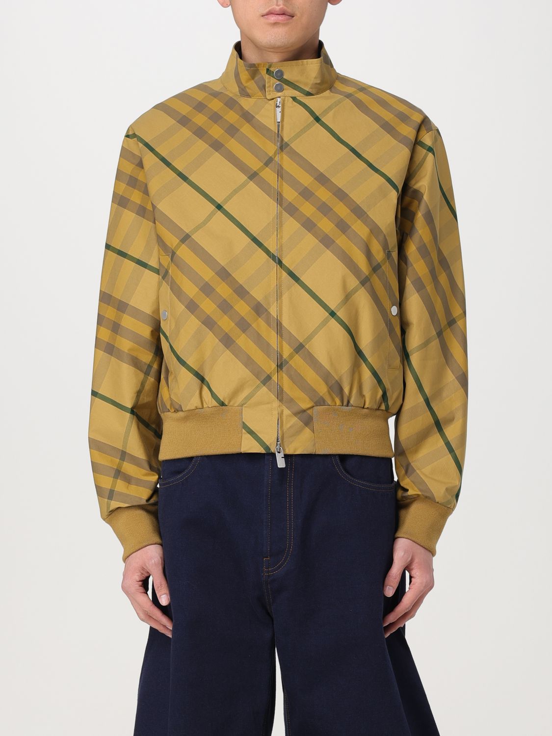 Burberry Coat BURBERRY Men colour Yellow