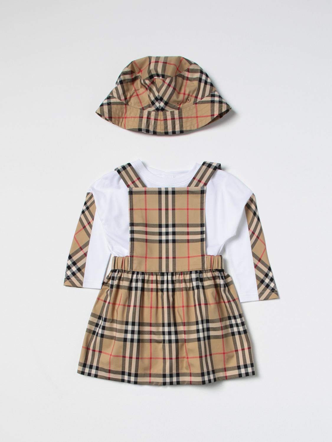 Burberry Romper BURBERRY Kids colour Beige