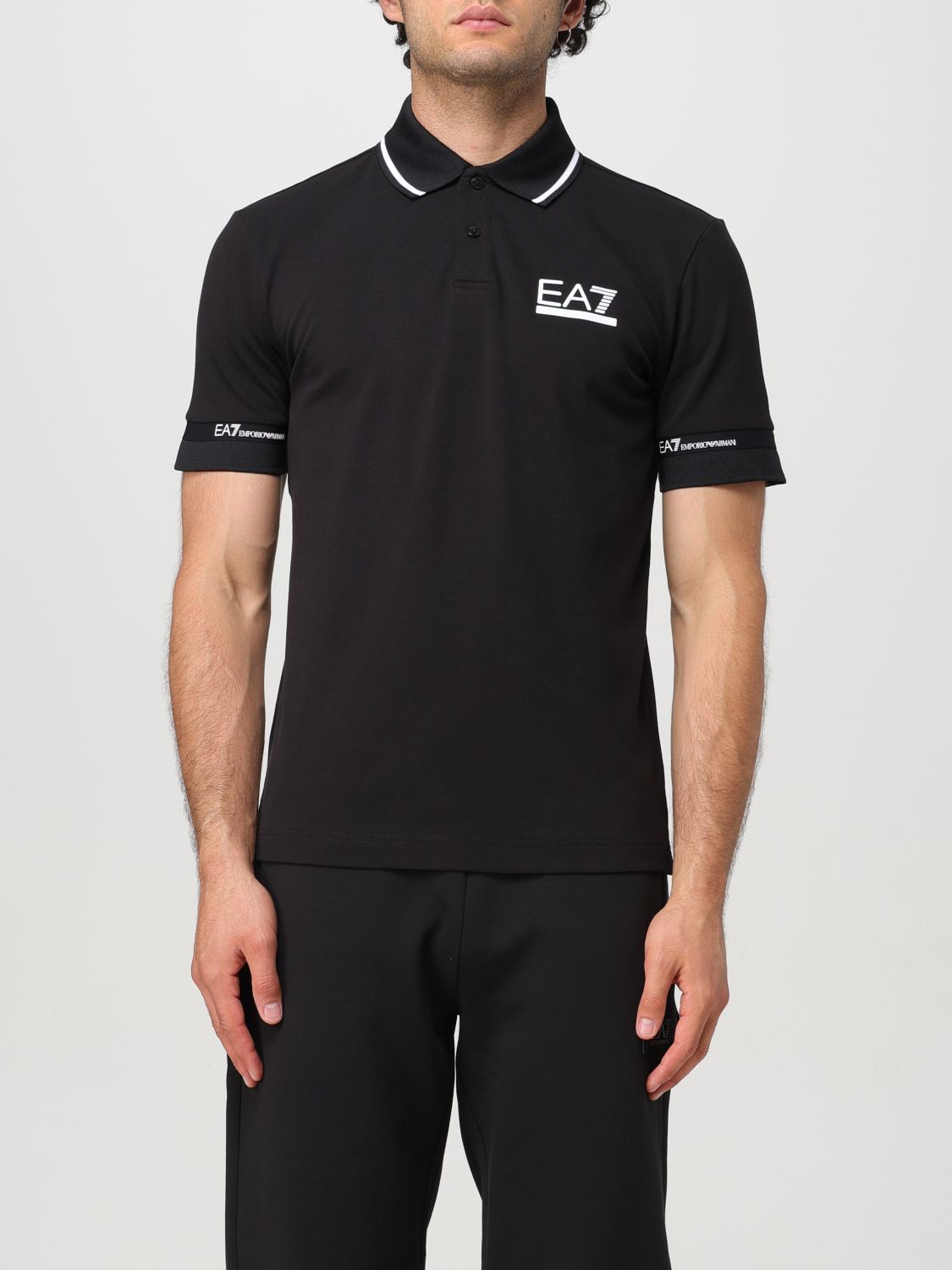 EA7 Polo Shirt EA7 Men color Black