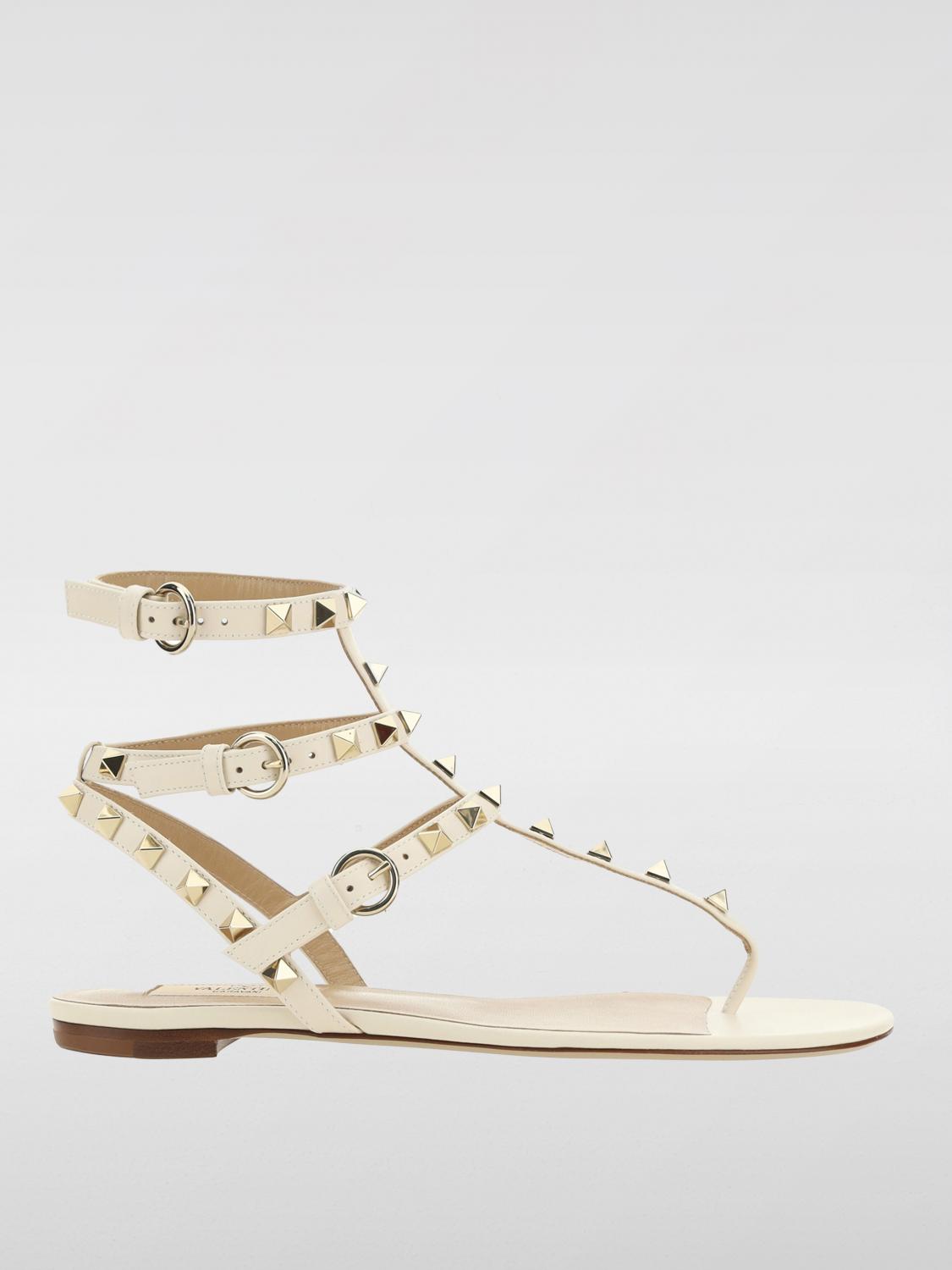 VALENTINO GARAVANI Flat Sandals VALENTINO GARAVANI Woman color Ivory