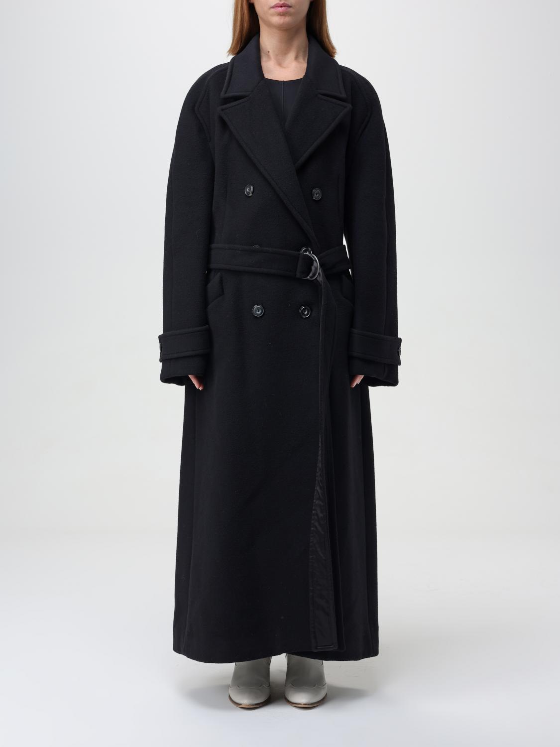 Forte Forte Coat FORTE FORTE Woman colour Black