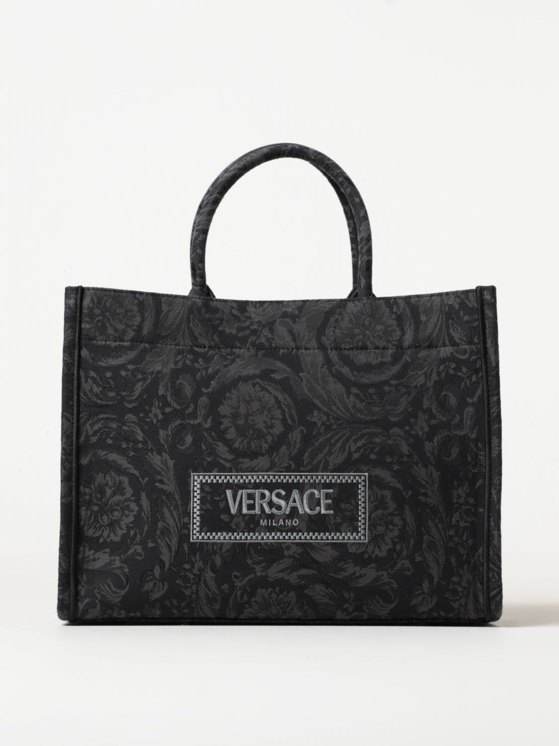 Versace Tote Bags VERSACE Woman colour Black