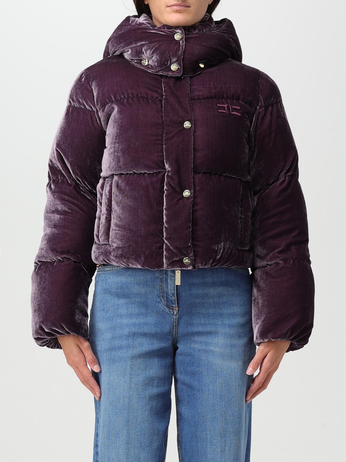 Elisabetta Franchi Jacket ELISABETTA FRANCHI Woman colour Violet