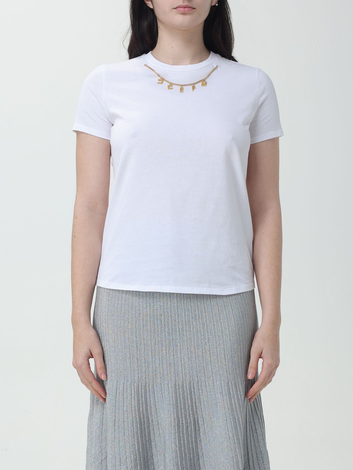 Elisabetta Franchi T-Shirt ELISABETTA FRANCHI Woman colour White