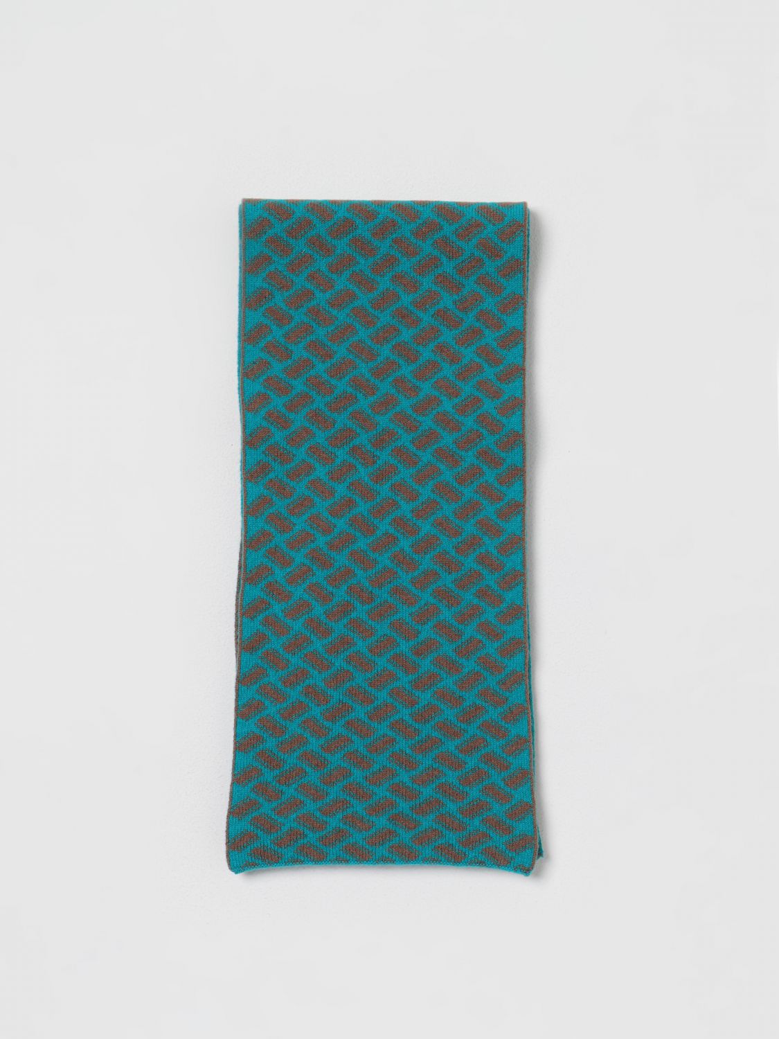 Drumohr Scarf DRUMOHR Men colour Gnawed Blue