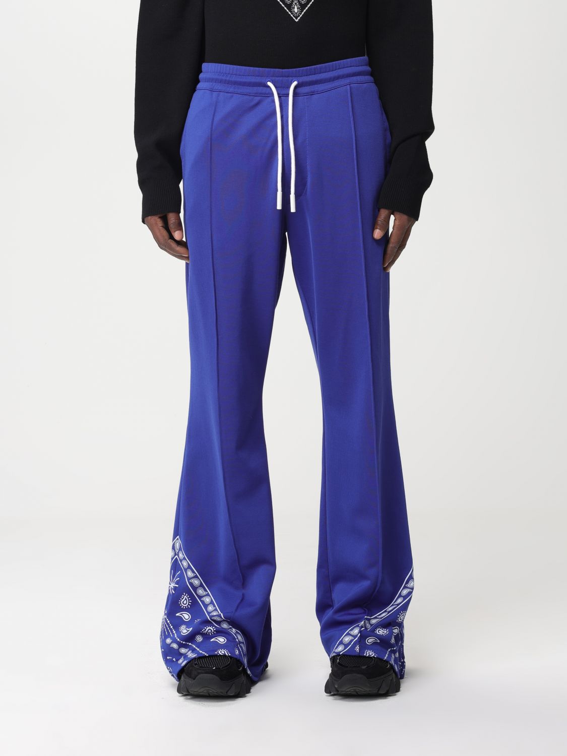 Marcelo Burlon Trousers MARCELO BURLON Men colour Royal Blue