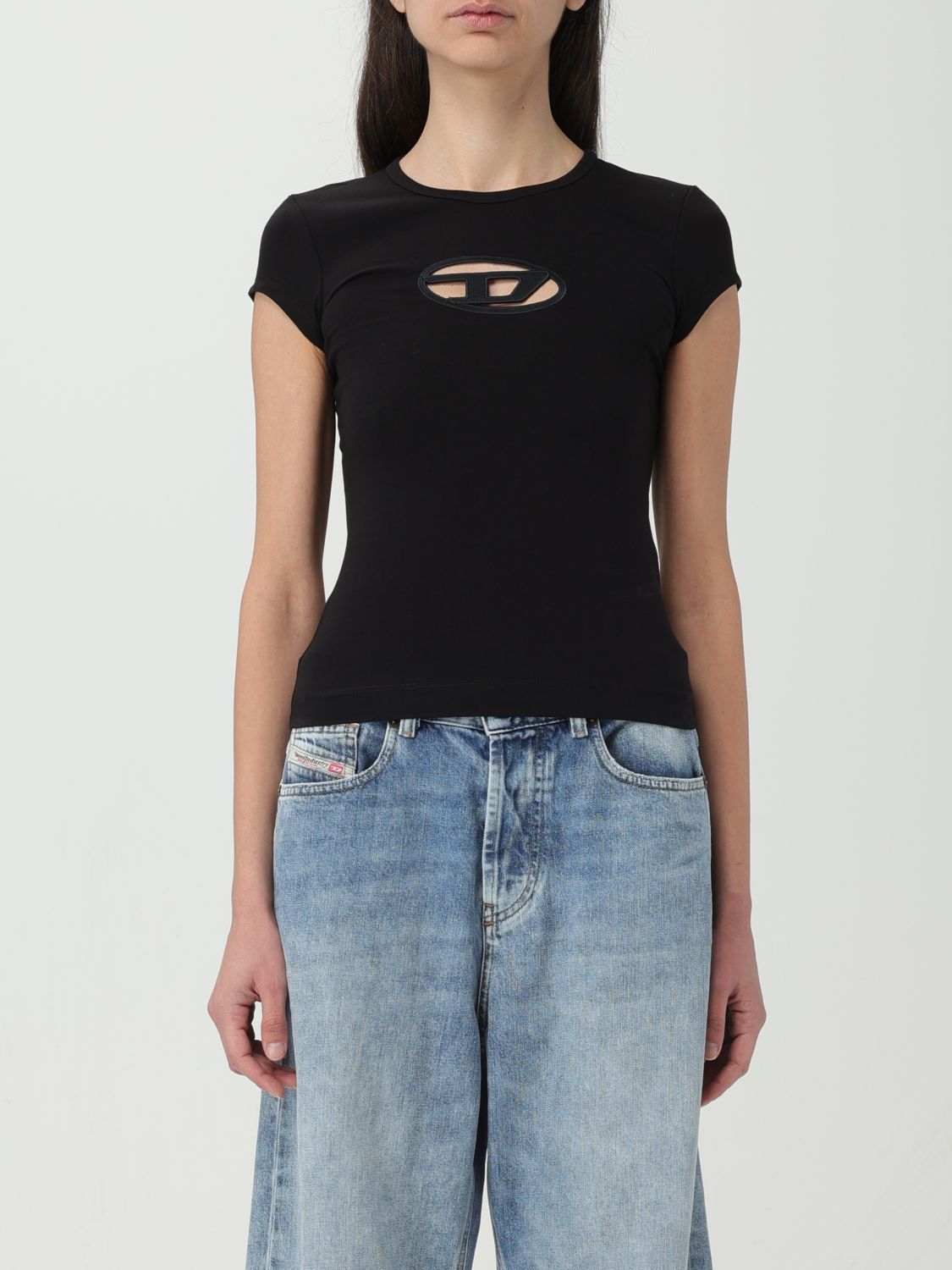 Diesel T-Shirt DIESEL Woman colour Black