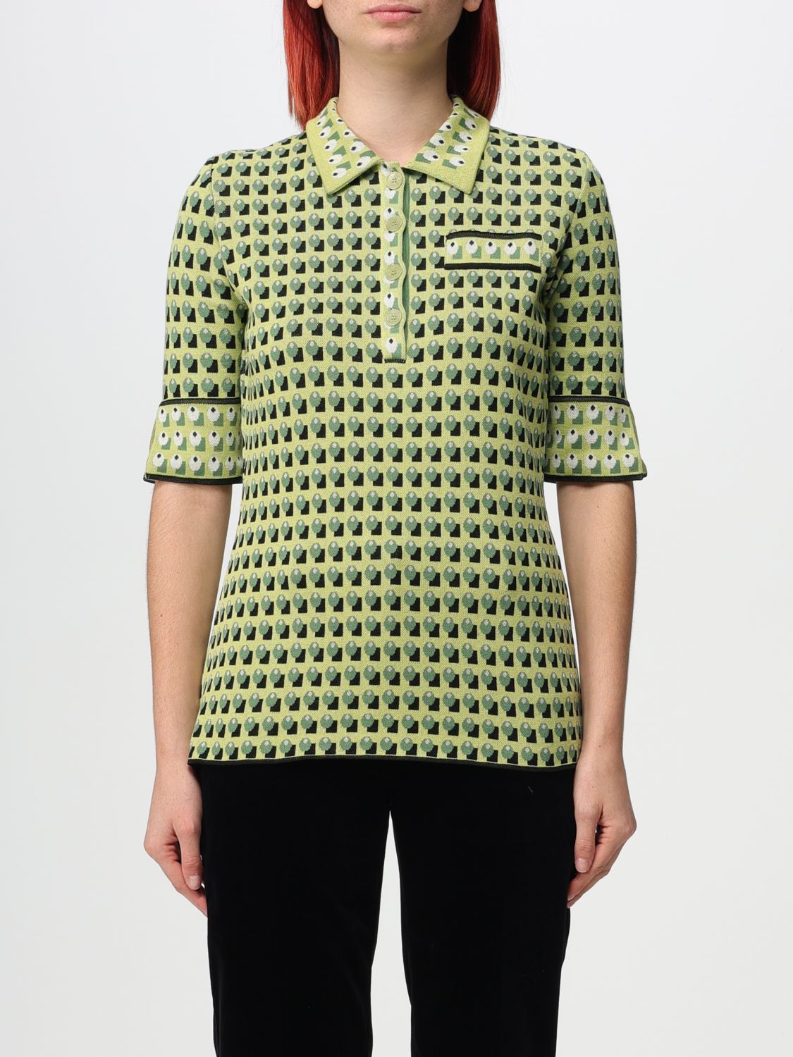 Etro Polo Shirt ETRO Woman colour Green