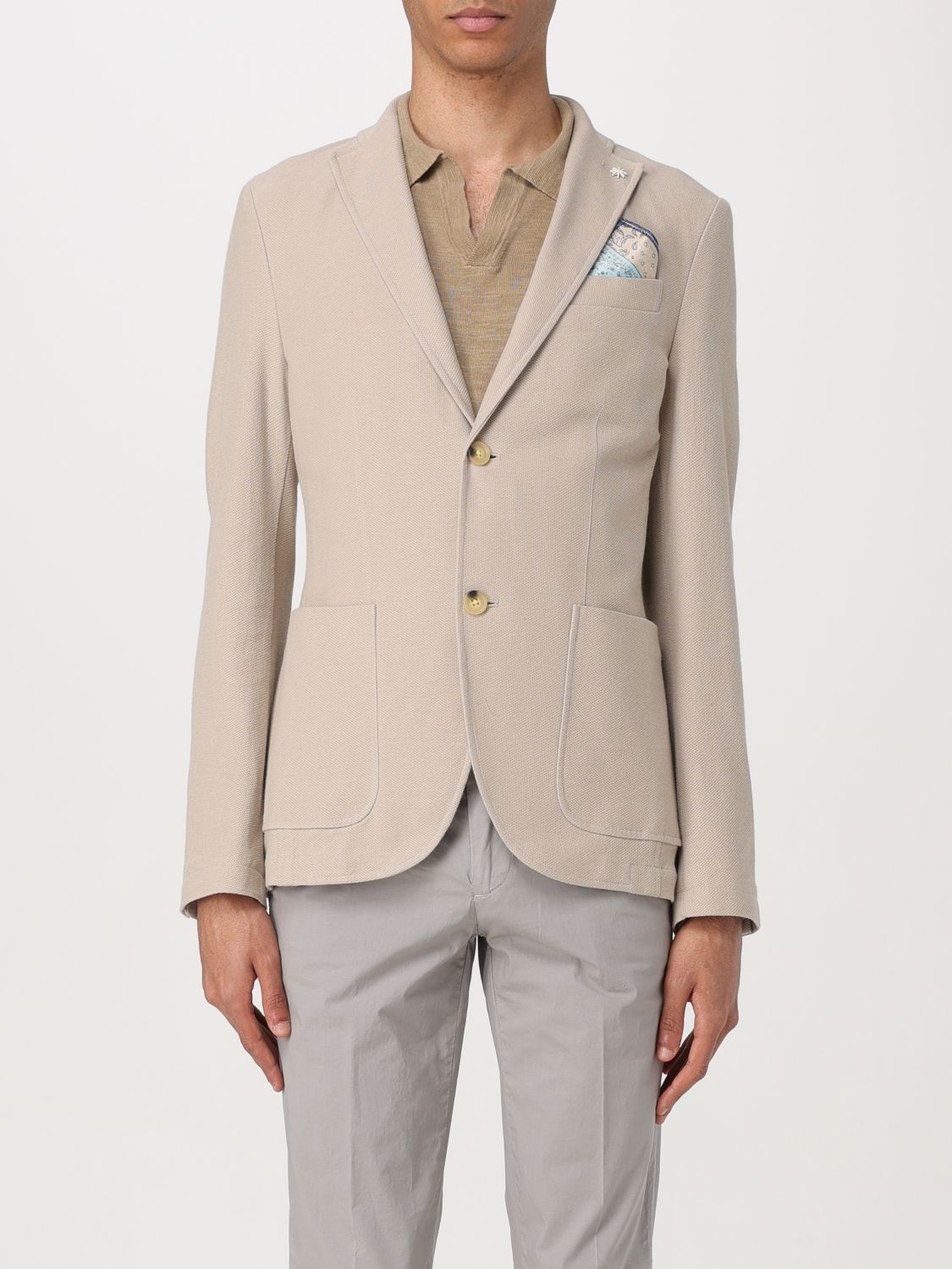 Manuel Ritz Blazer MANUEL RITZ Men colour Beige