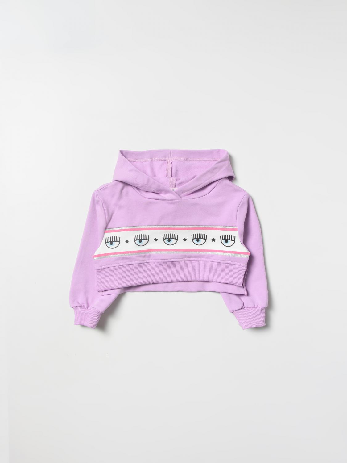 CHIARA FERRAGNI Jumper CHIARA FERRAGNI Kids colour Lilac