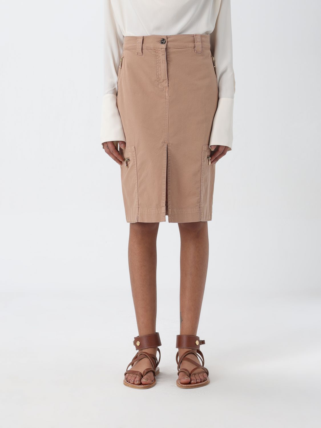 Pinko Skirt PINKO Woman colour Brown