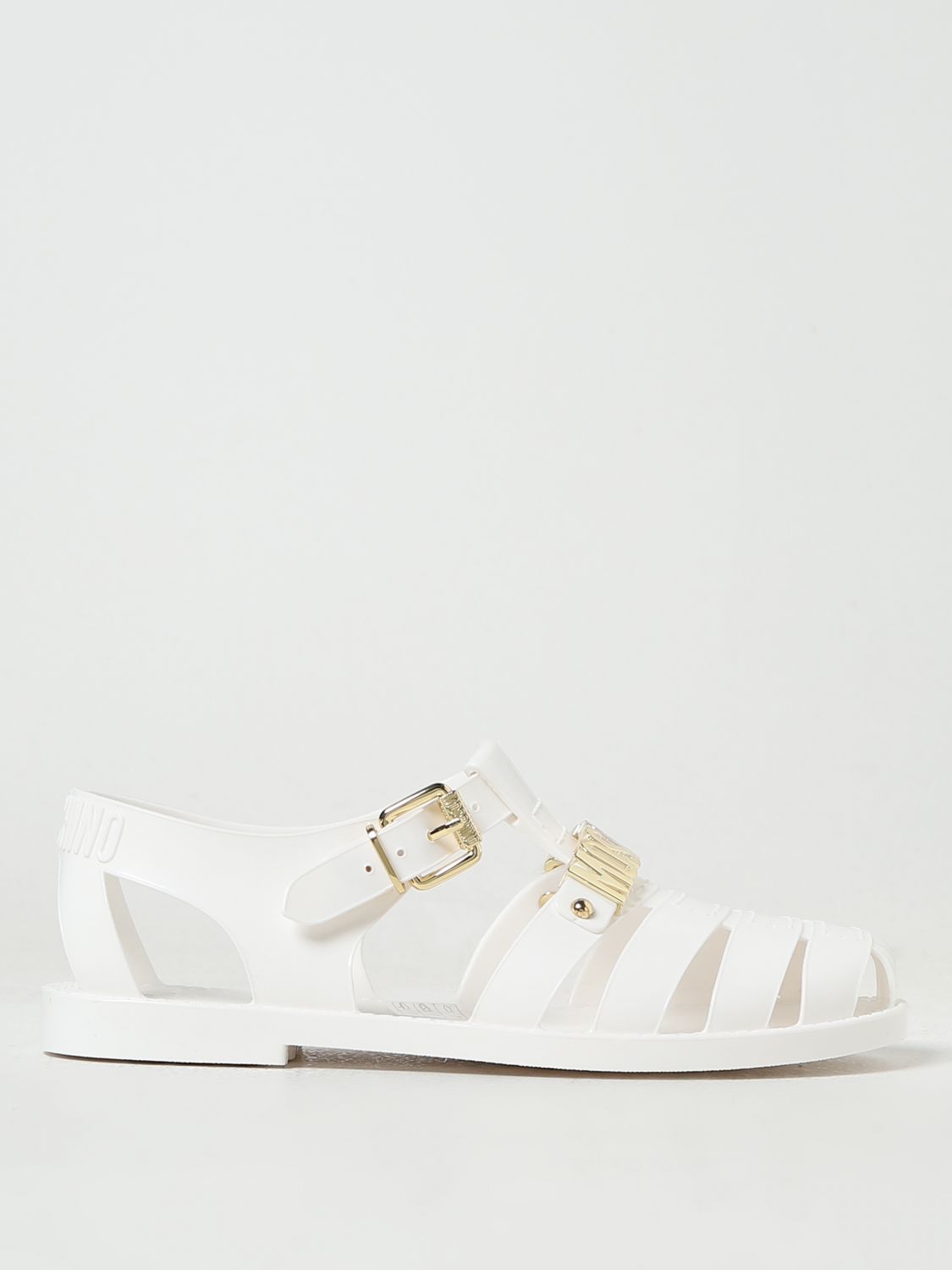 Moschino Couture Flat Sandals MOSCHINO COUTURE Woman colour White