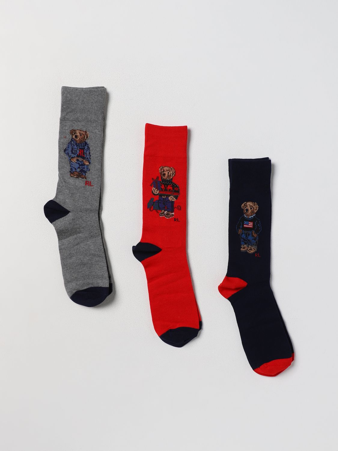 Polo Bear By Ralph Lauren Winter Bear 3 Pack Sock