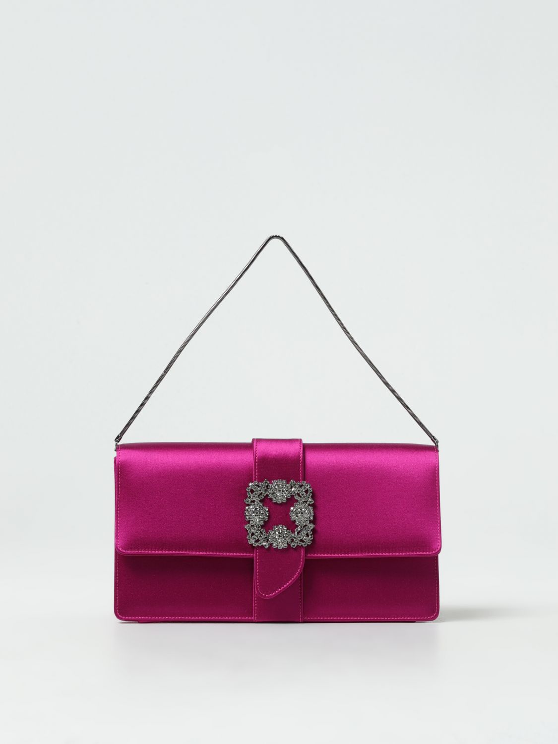 Manolo Blahnik Clutch MANOLO BLAHNIK Woman colour Cyclamen