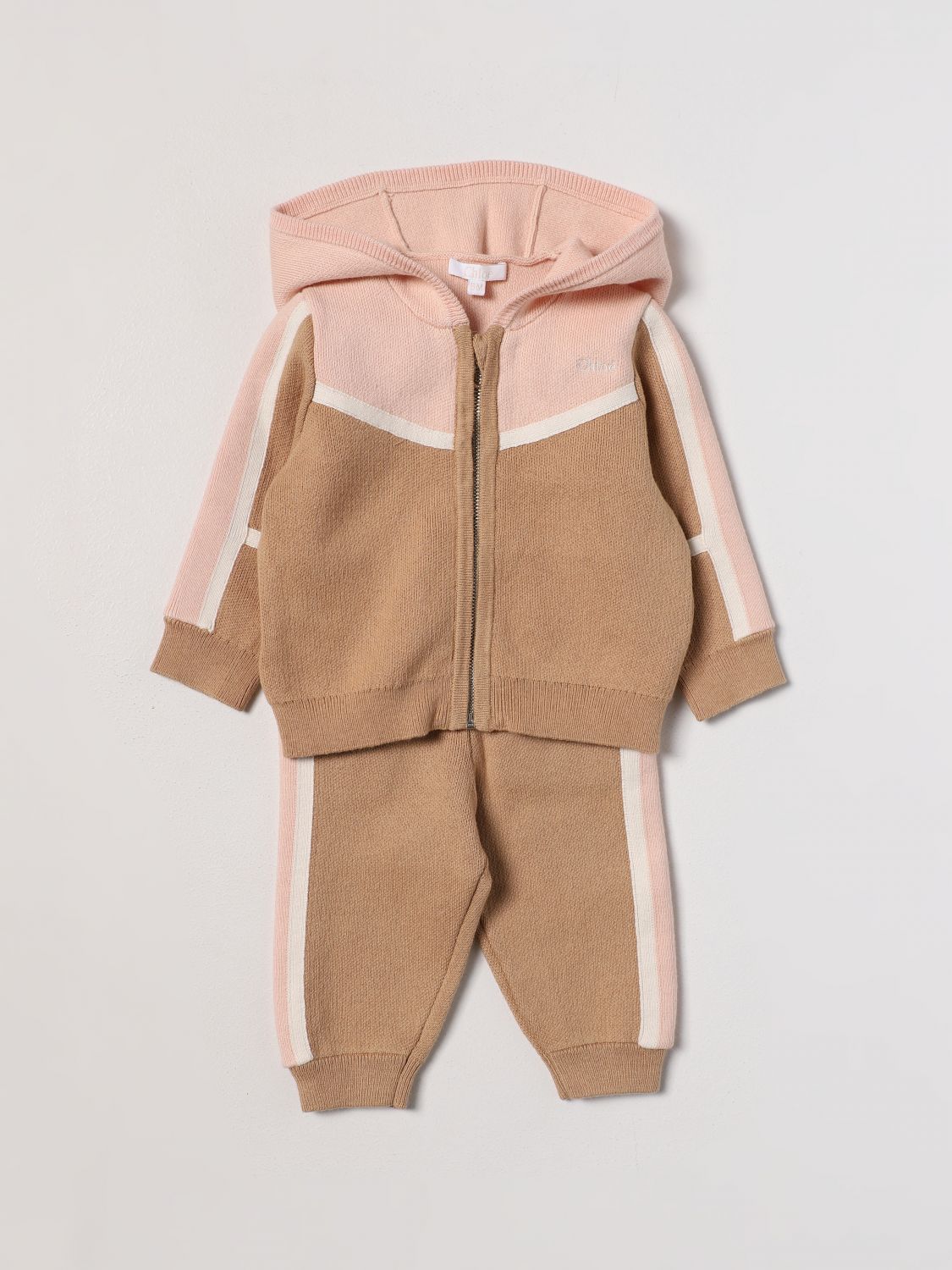 Chloé Jumpsuit CHLOÉ Kids colour Yellow Cream