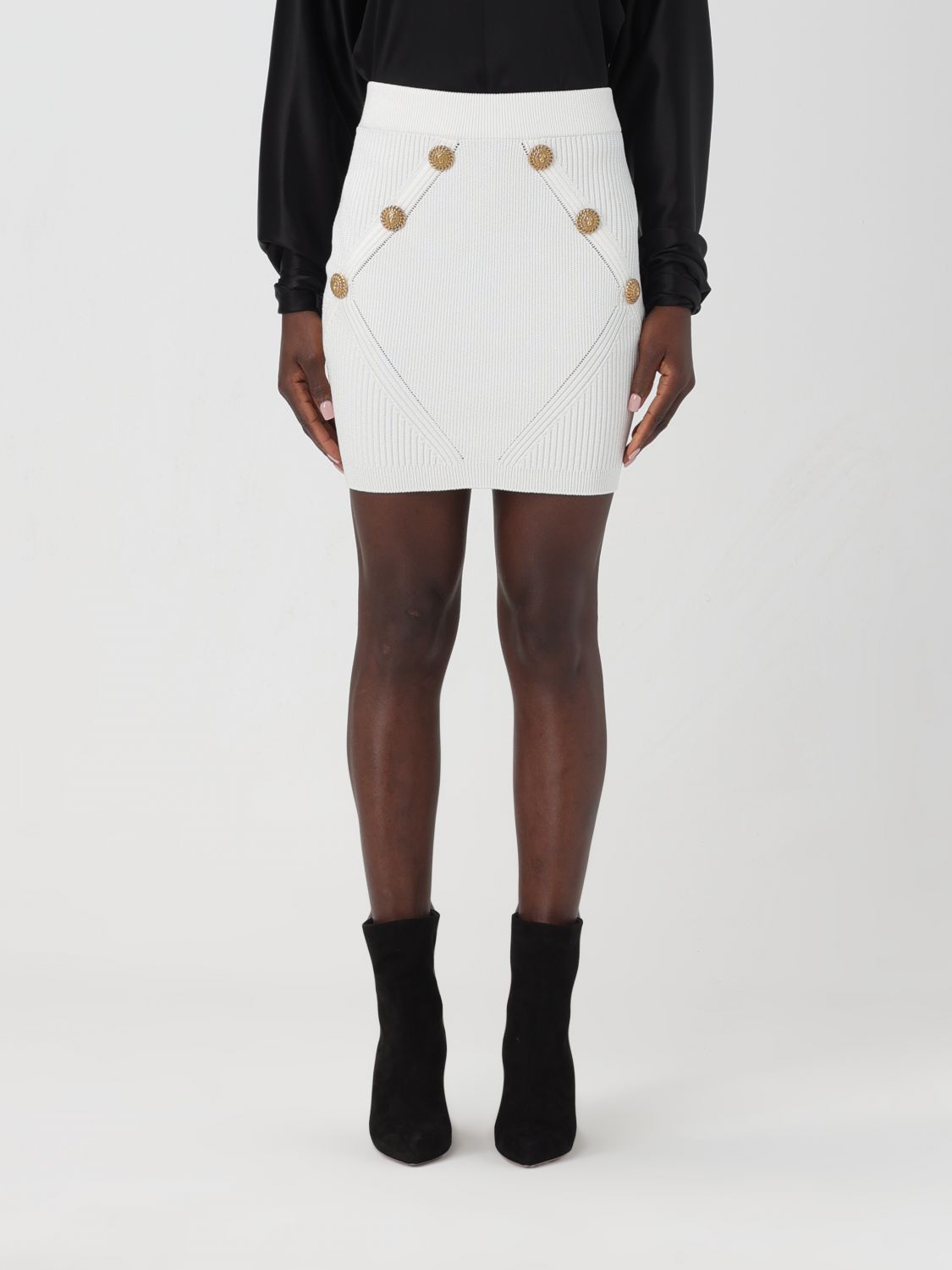 Balmain Skirt BALMAIN Woman colour White