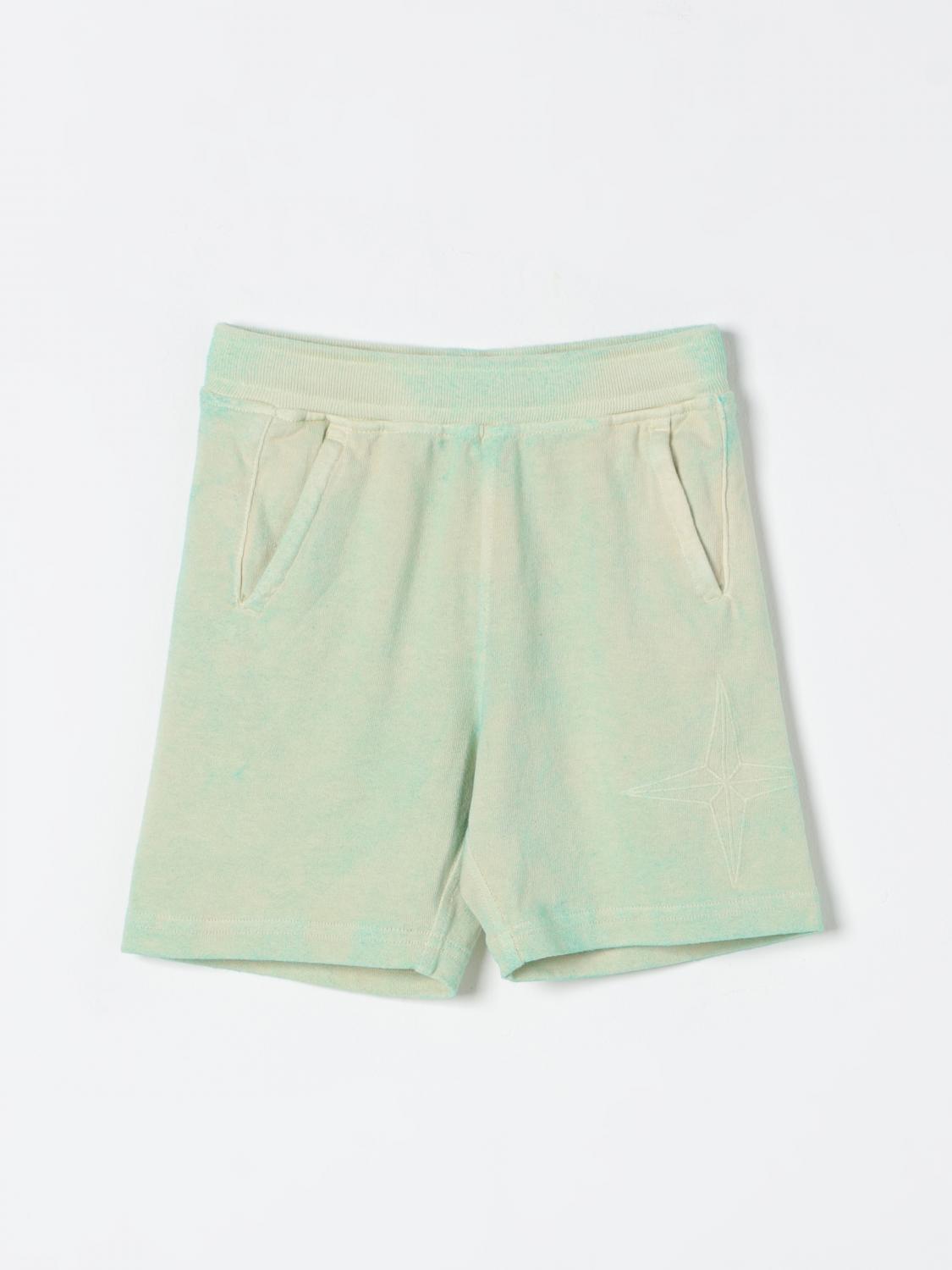 Stone Island Junior Shorts STONE ISLAND JUNIOR Kids color Green