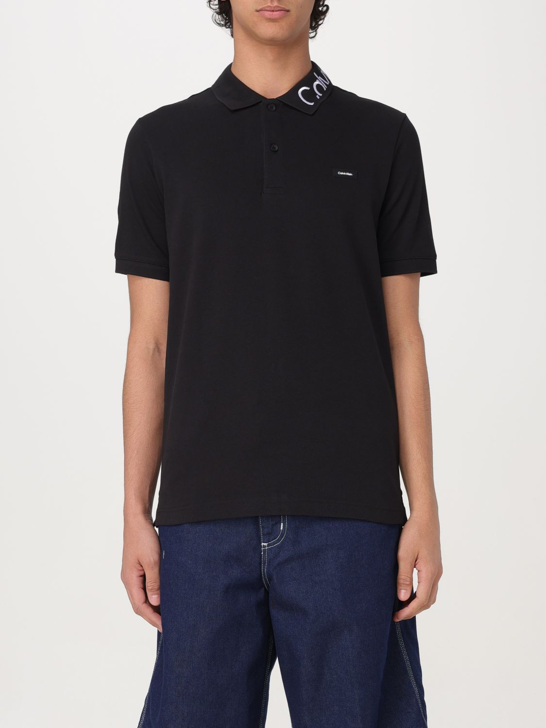 Calvin Klein Polo Shirt CALVIN KLEIN Men colour Black