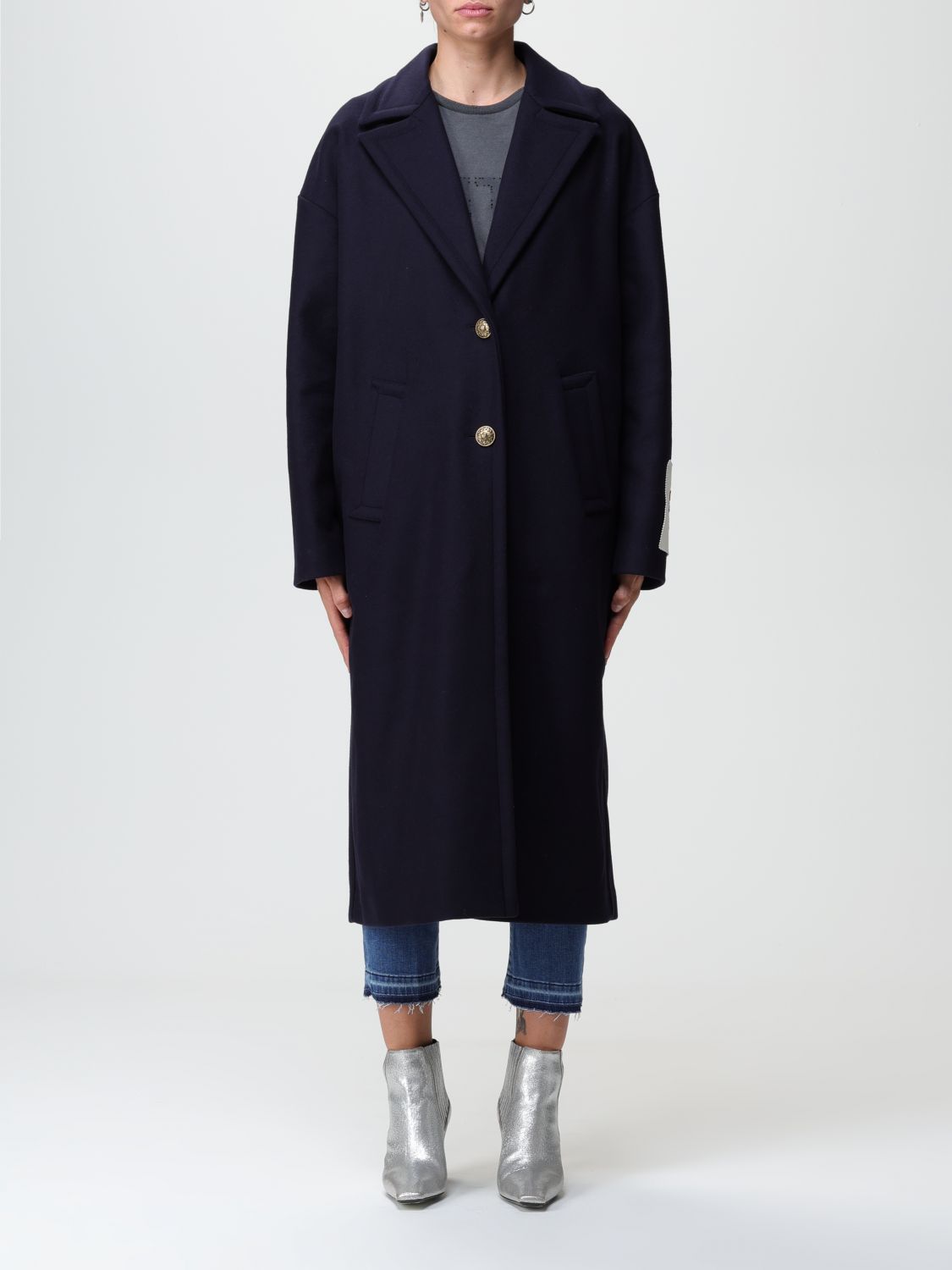 Golden Goose Coat GOLDEN GOOSE Woman colour Blue