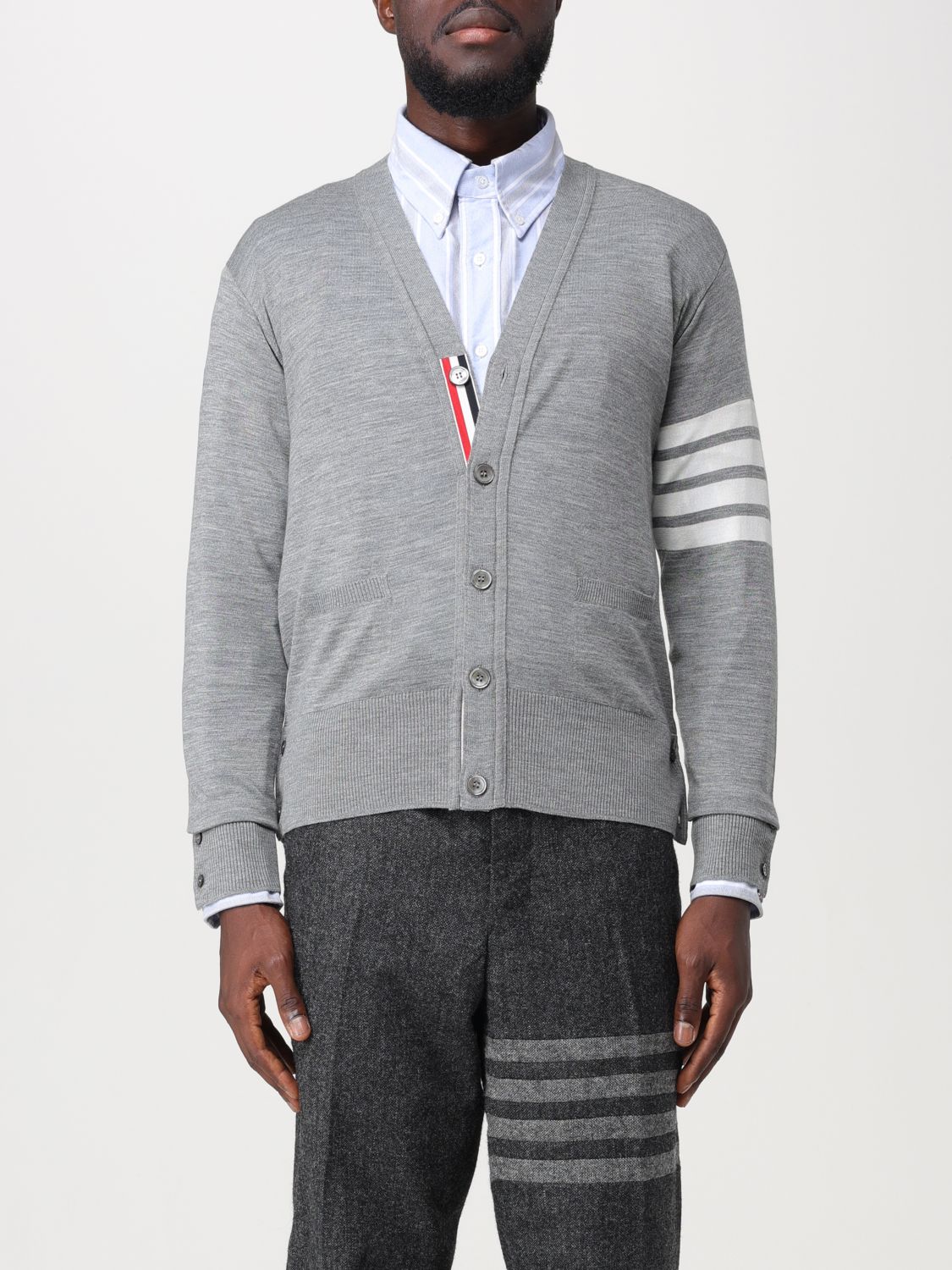 Thom Browne Cardigan THOM BROWNE Men colour Grey 2