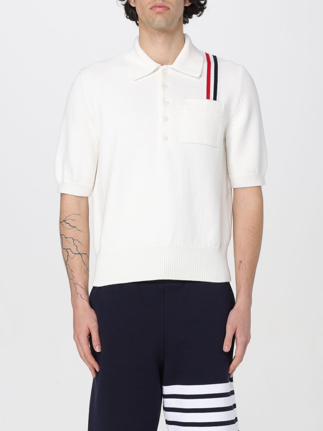 Thom Browne Polo Shirt THOM BROWNE Men colour White