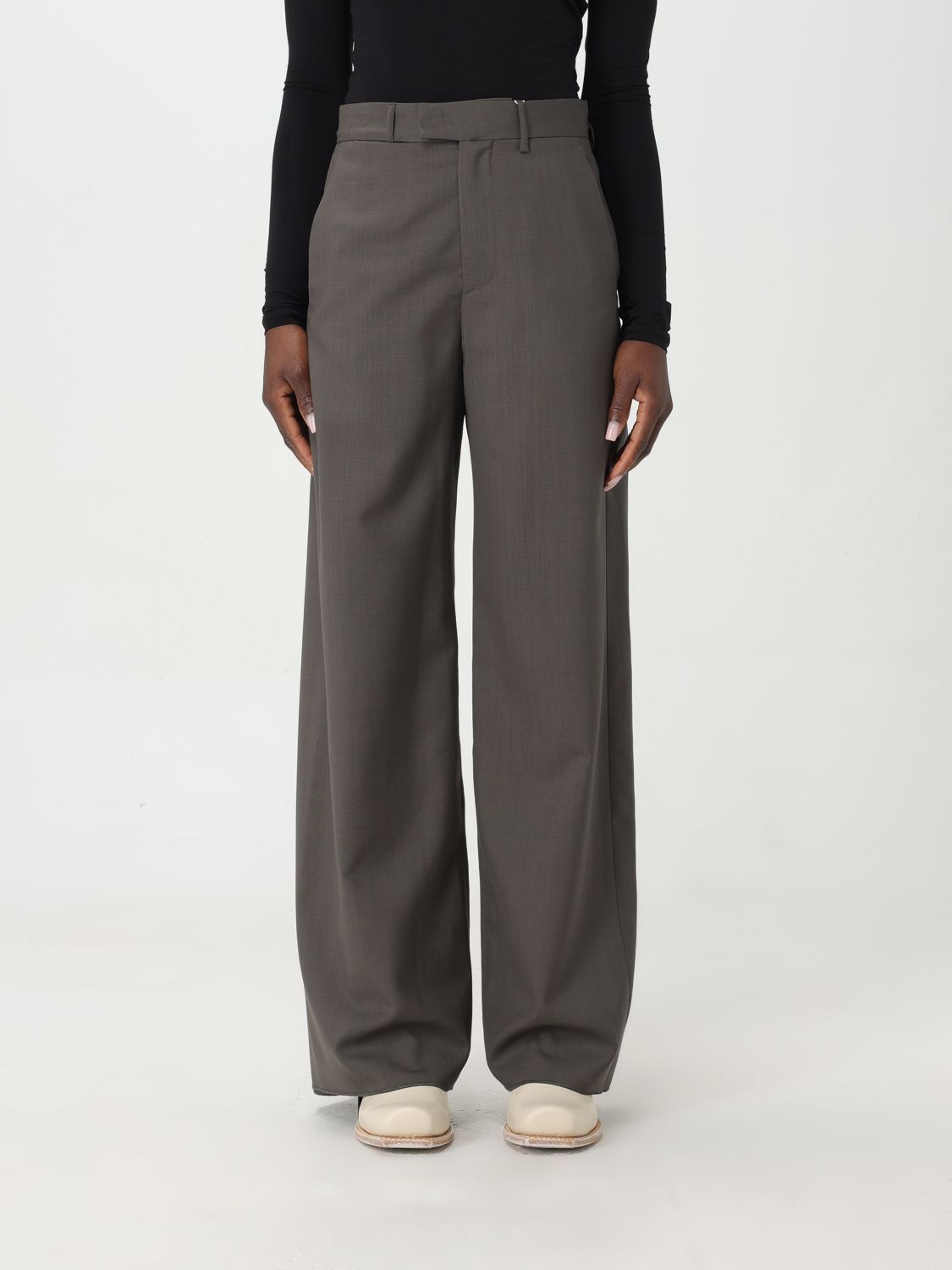 MM6 Maison Margiela Trousers MM6 MAISON MARGIELA Woman colour Brown