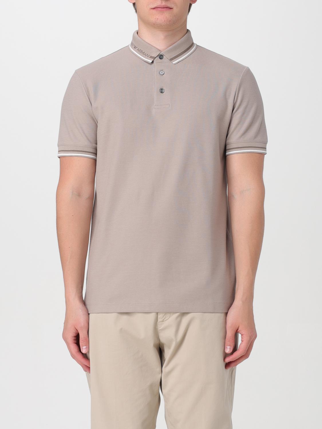 Emporio Armani Polo Shirt EMPORIO ARMANI Men colour Beige