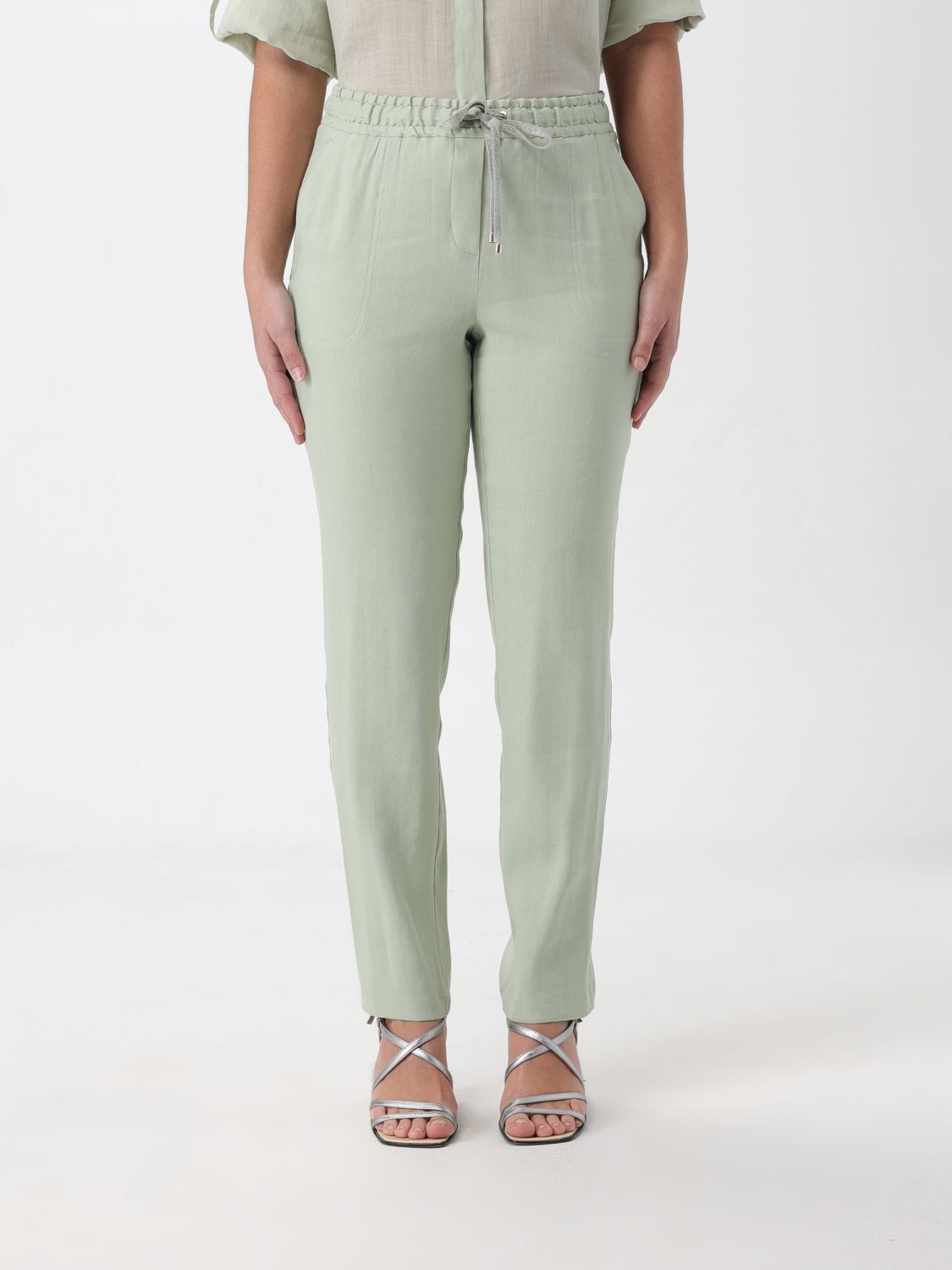 Lorena Antoniazzi Trousers LORENA ANTONIAZZI Woman colour Green