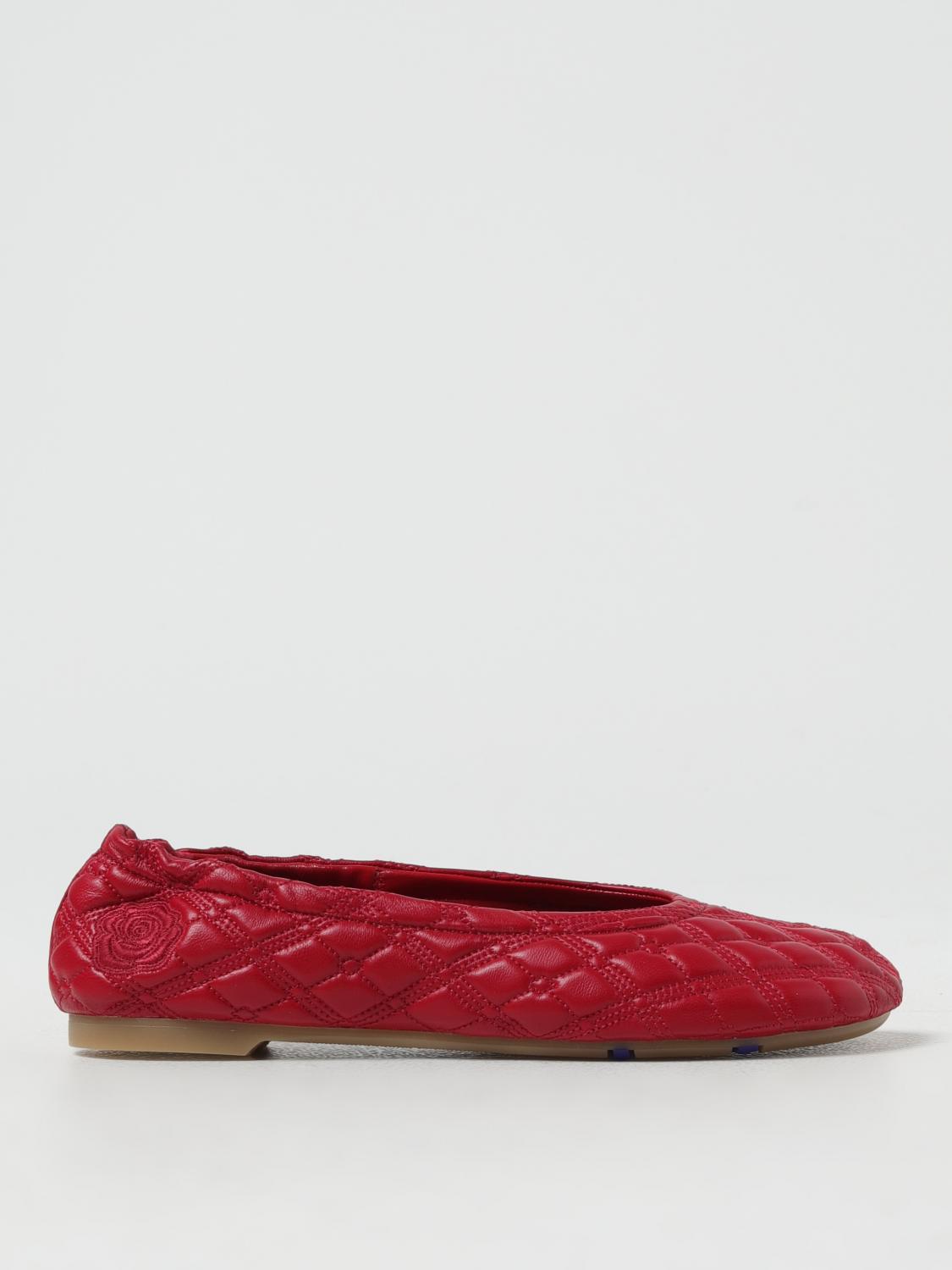 Burberry Ballet Flats BURBERRY Woman color Red