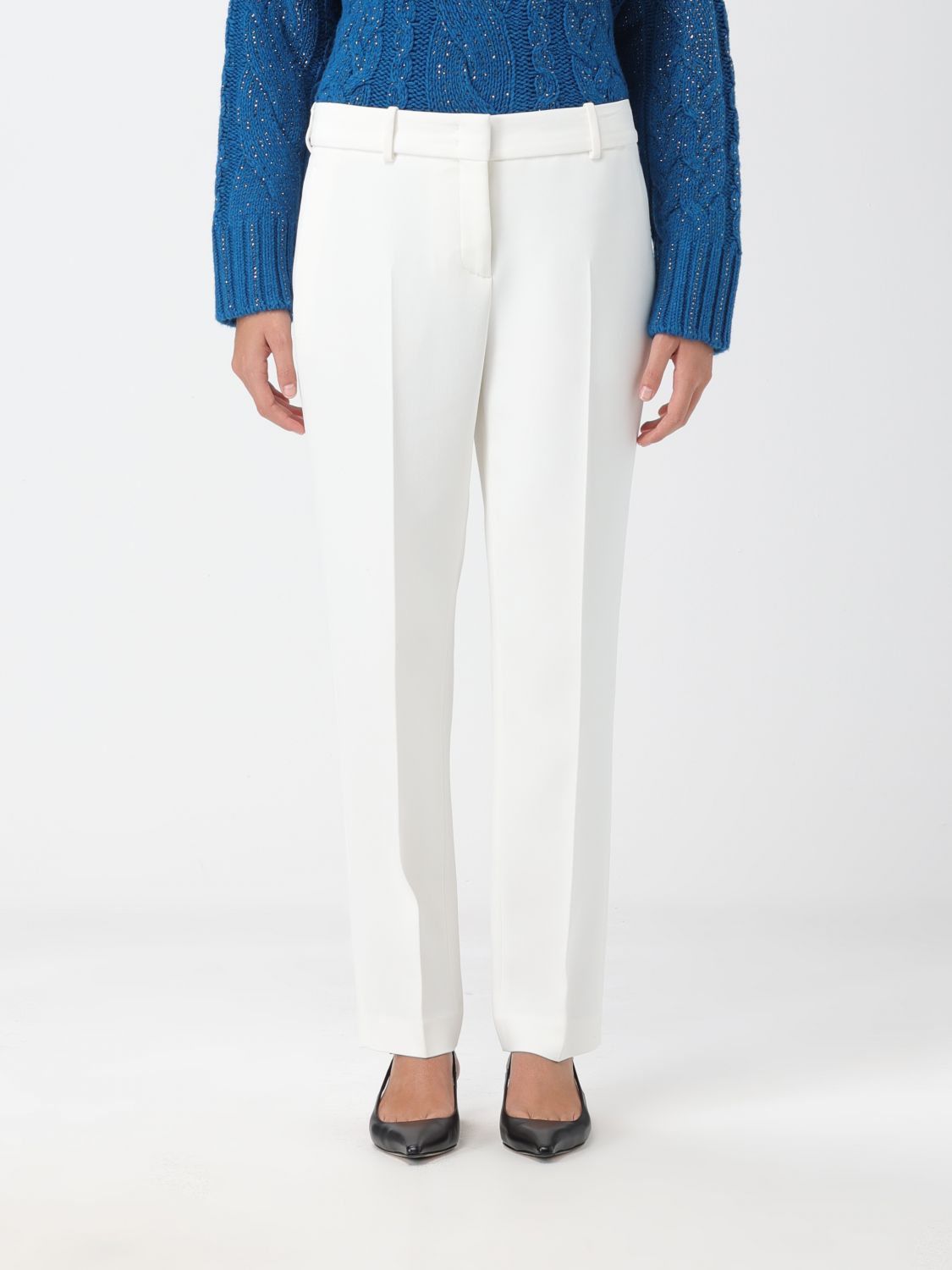 Ermanno Scervino Trousers ERMANNO SCERVINO Woman colour White