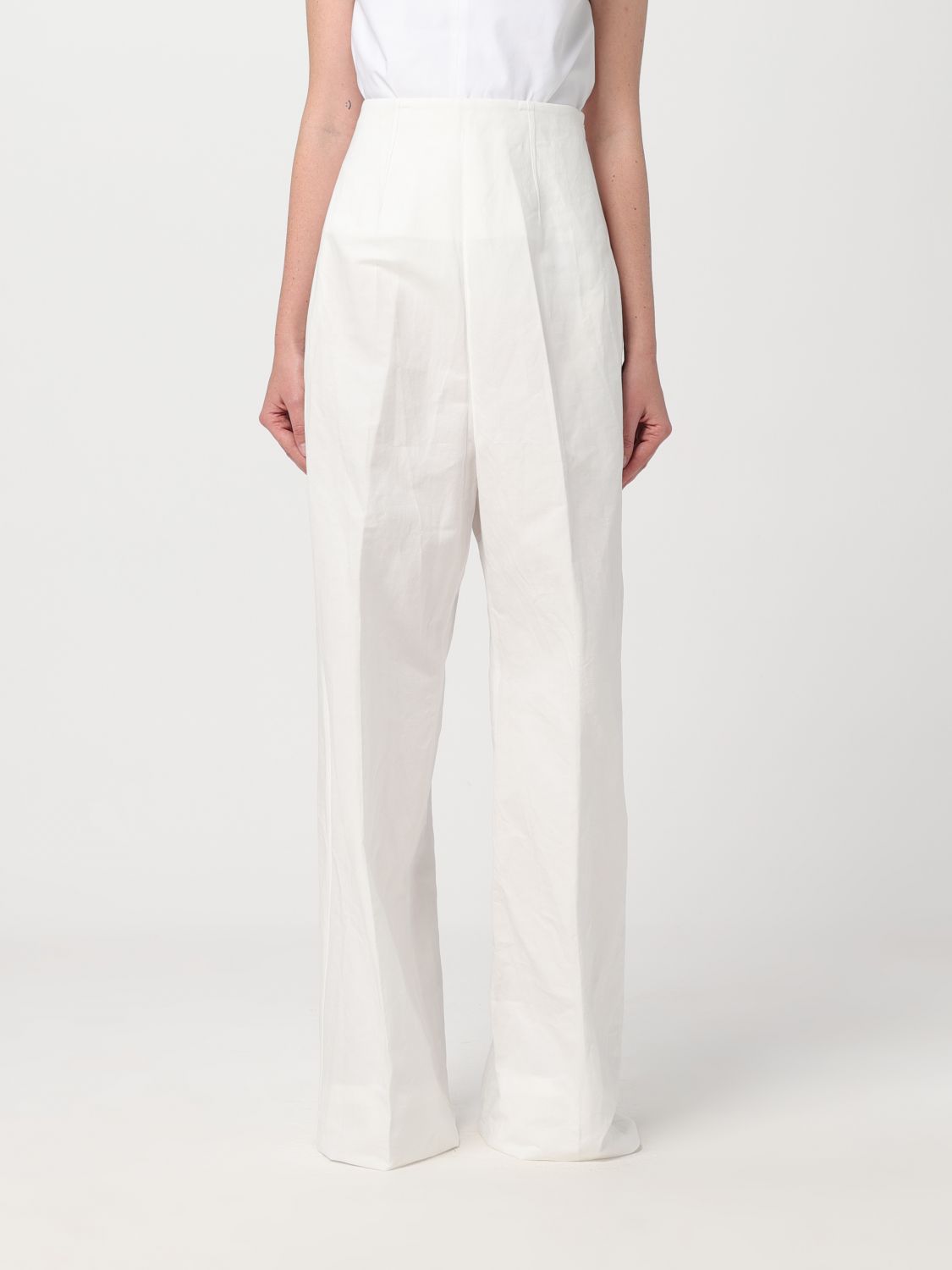 Sportmax Trousers SPORTMAX Woman colour White