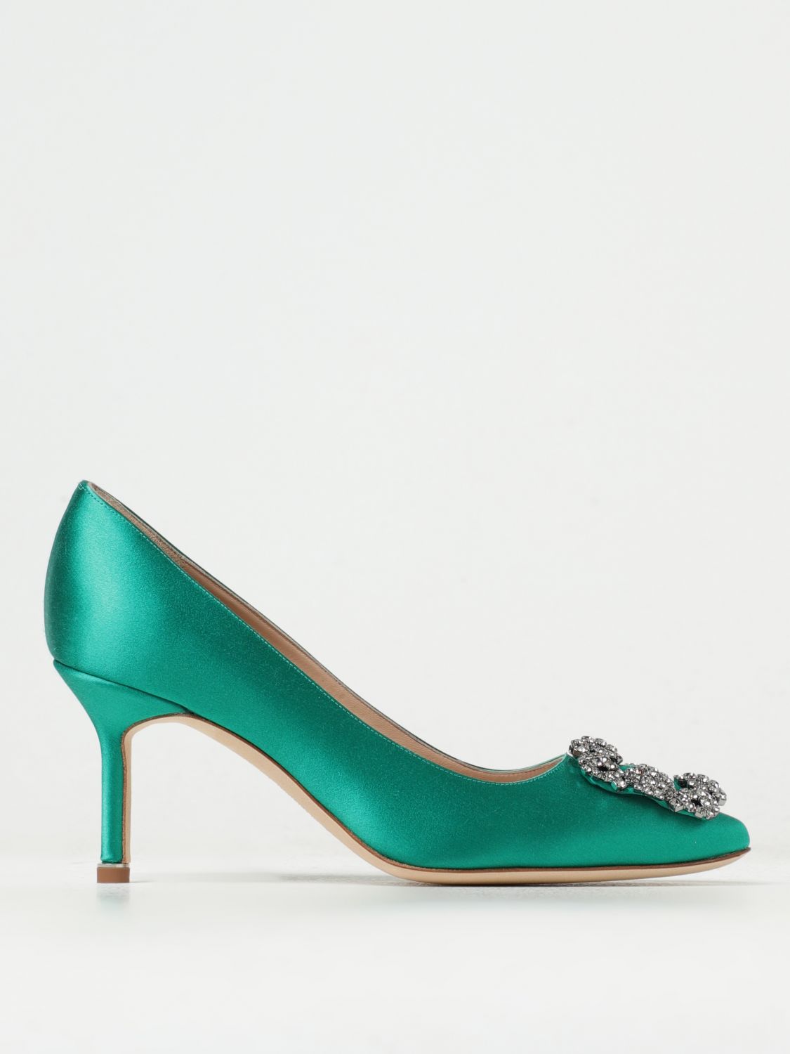 Manolo Blahnik Court Shoes MANOLO BLAHNIK Woman colour Turquoise