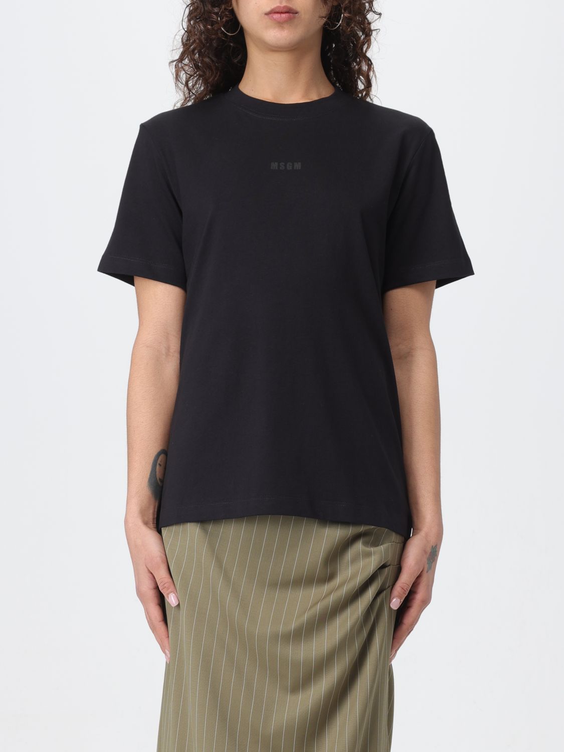 Msgm T-Shirt MSGM Woman colour Black