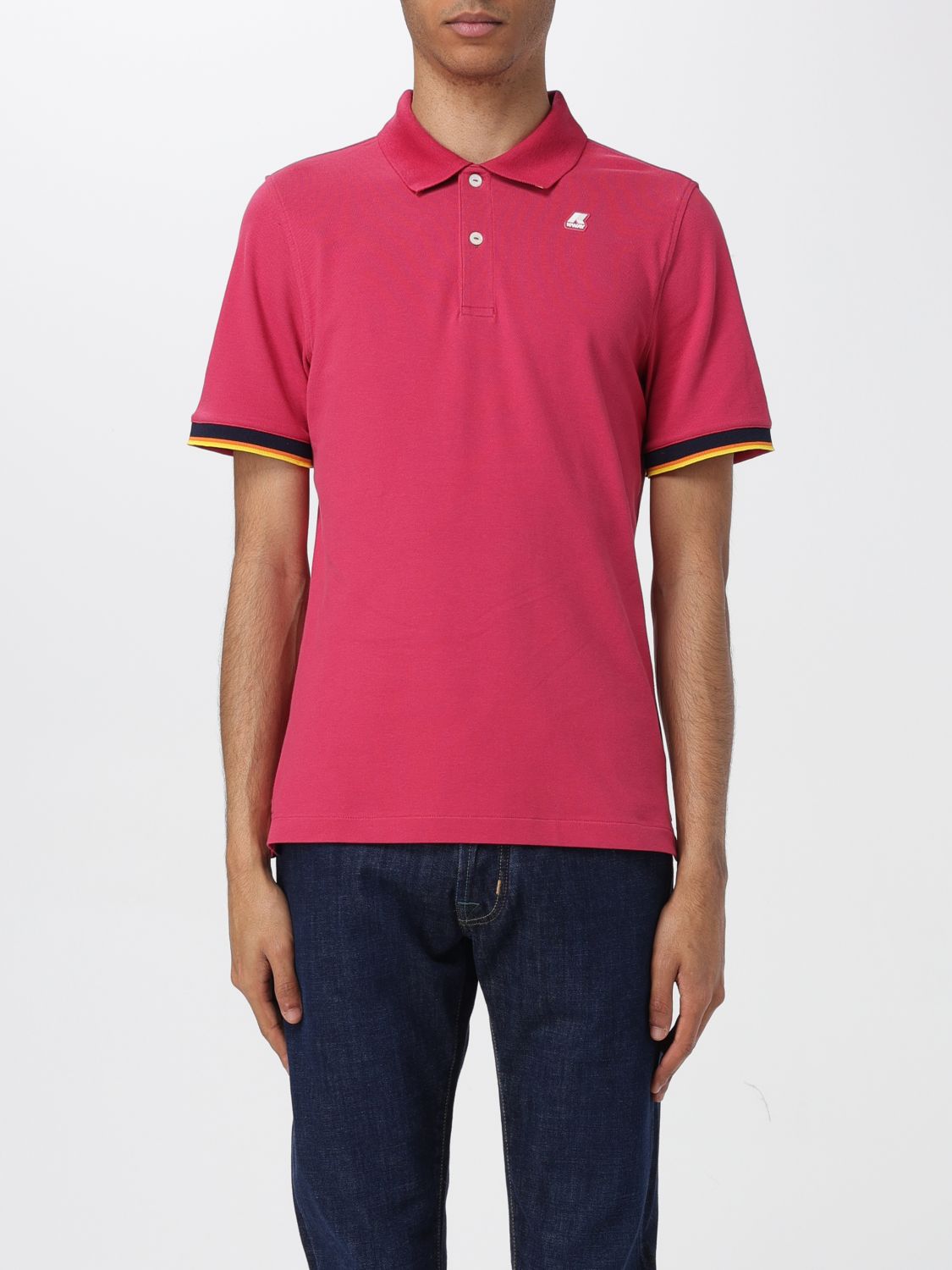 K-Way Polo Shirt K-WAY Men colour Pink