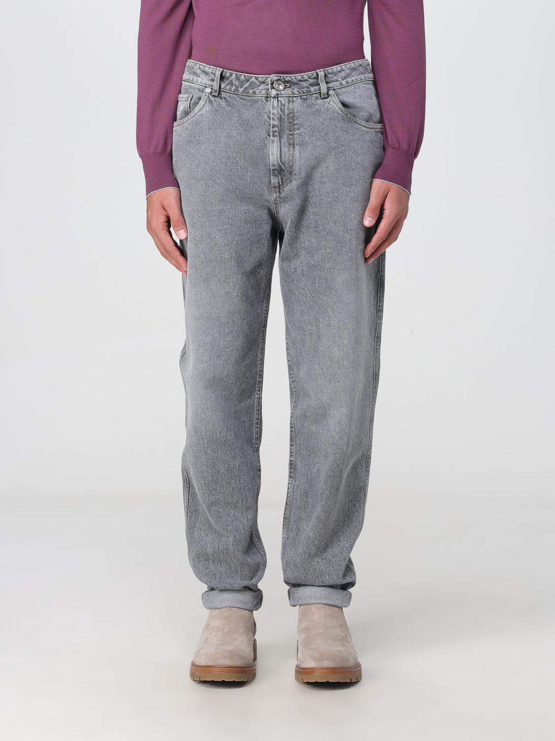 Brunello Cucinelli Jeans BRUNELLO CUCINELLI Men colour Grey